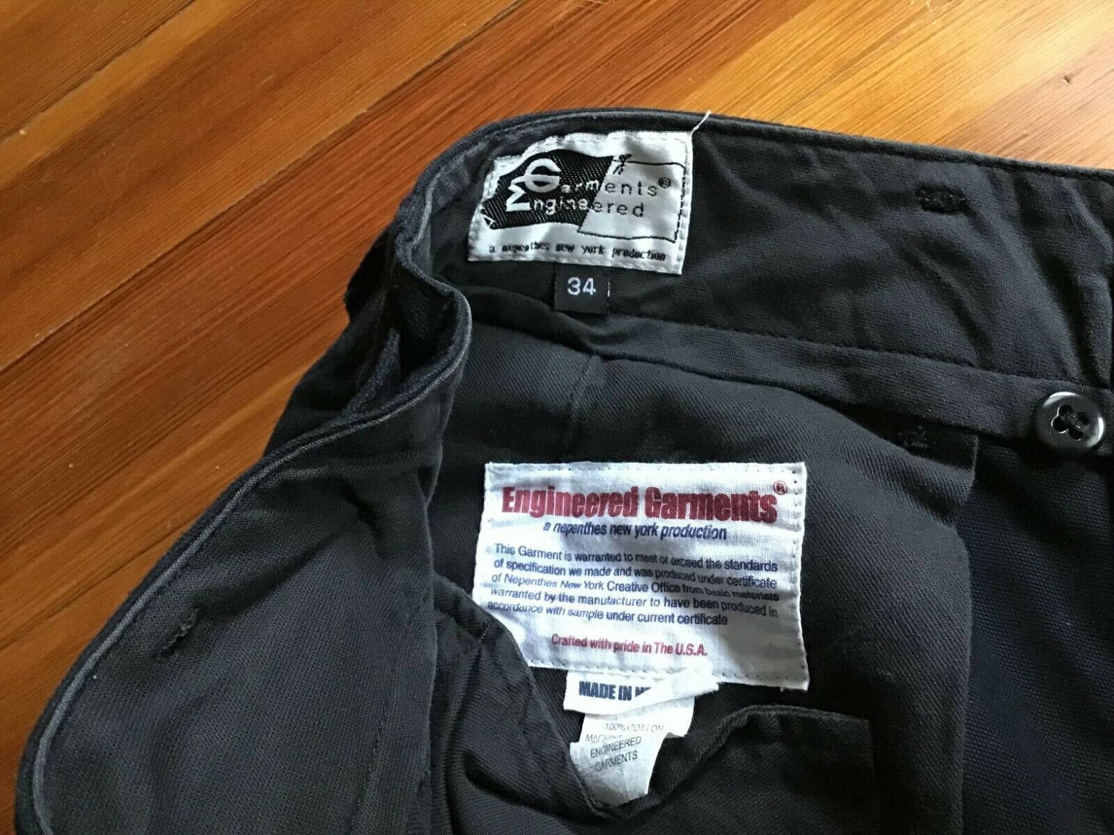 Engineered Garments BDU Black Cargo Pants Size US 34 / EU 50 - 9 Thumbnail