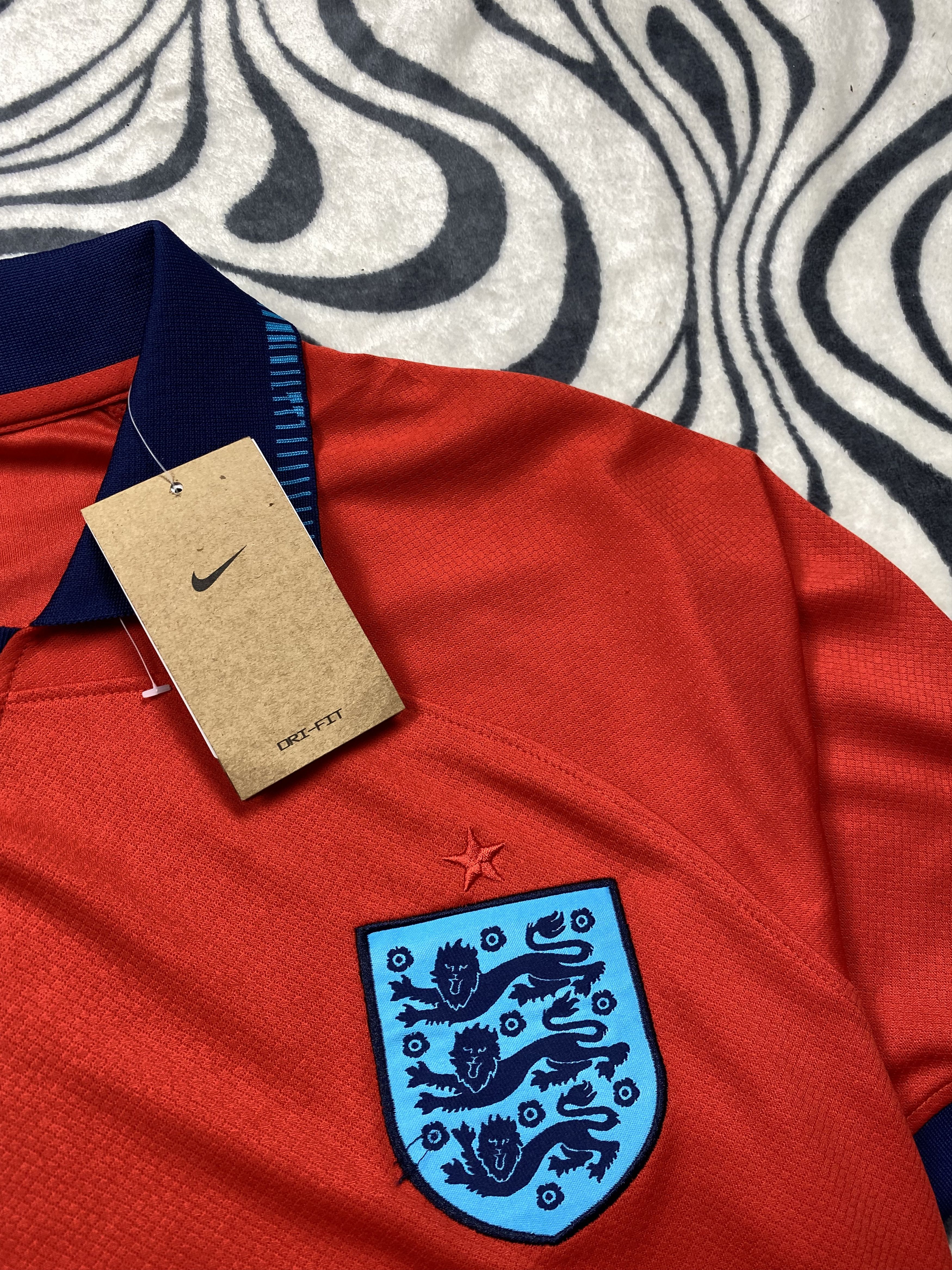 Nike × Vintage NEW Nike England Vintage Jersey T-Shirt Tee Polo Dri Fit Size US XL / EU 56 / 4 - 3 Thumbnail
