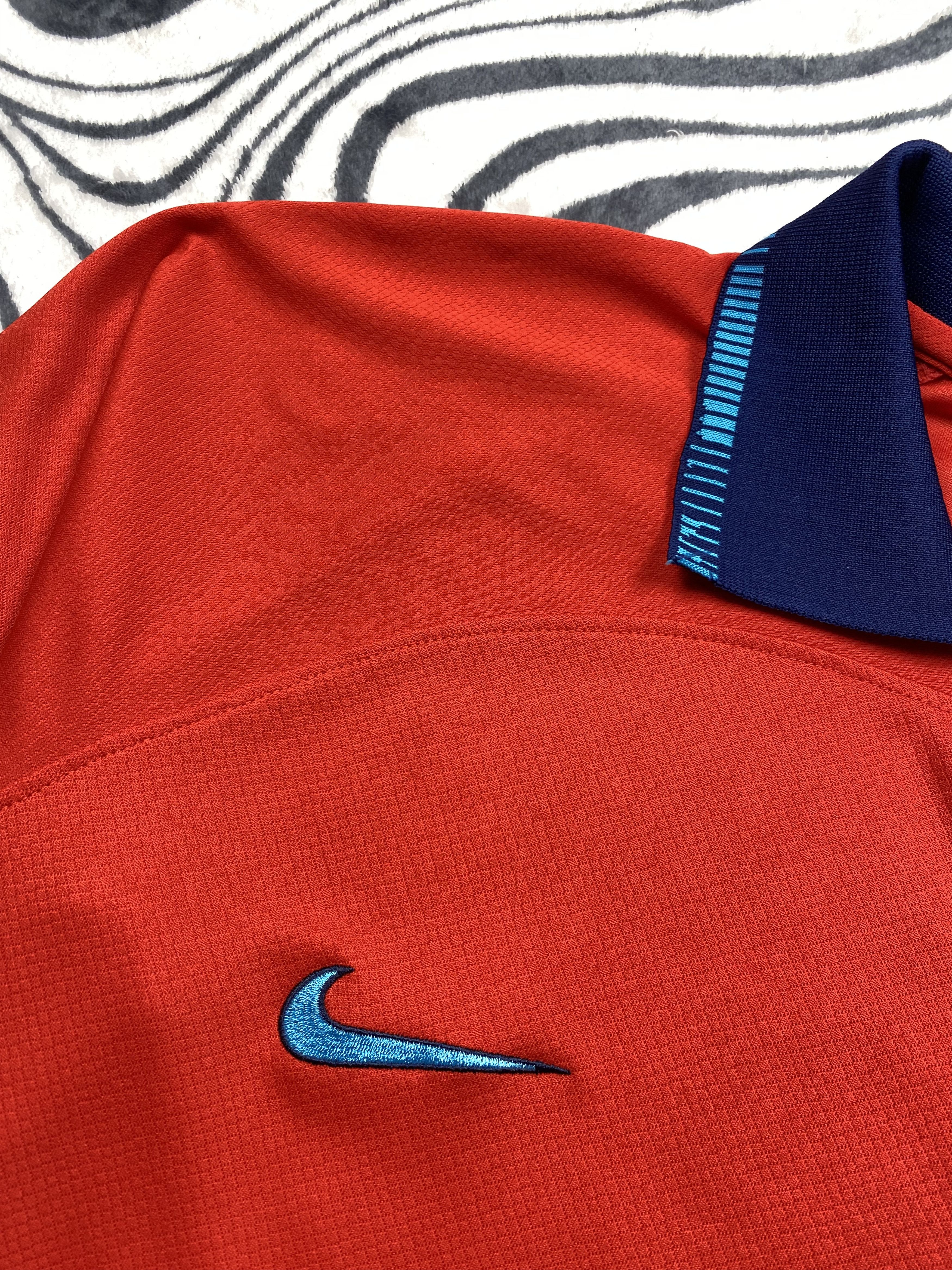 Nike × Vintage NEW Nike England Vintage Jersey T-Shirt Tee Polo Dri Fit Size US XL / EU 56 / 4 - 4 Thumbnail