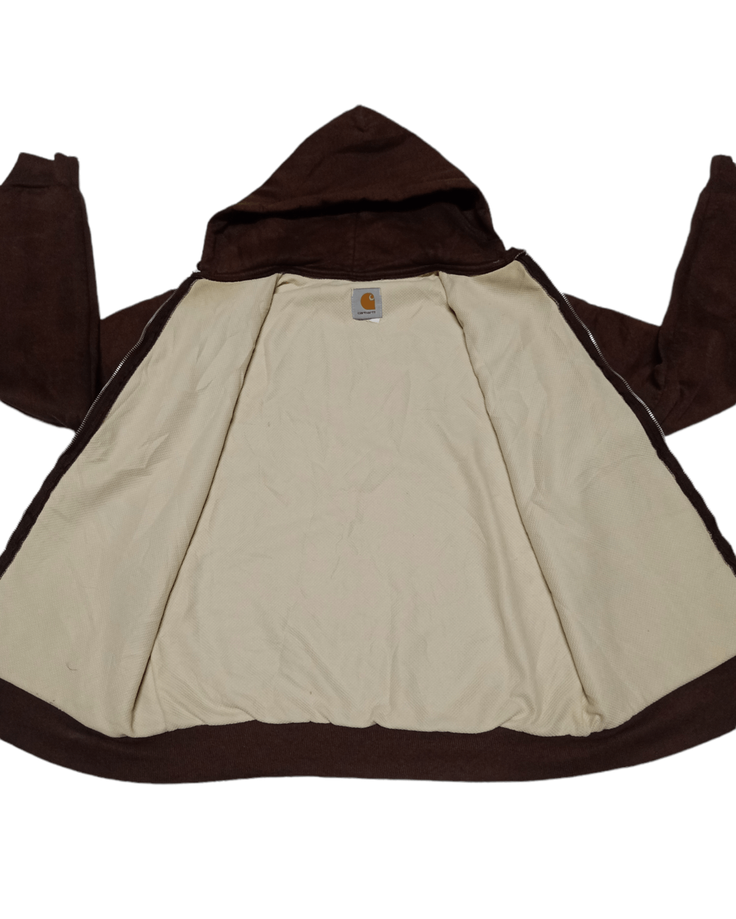 Carhartt Vintage Carhartt Made In Usa Hoodie Brown Size L Size US L / EU 52-54 / 3 - 8 Thumbnail