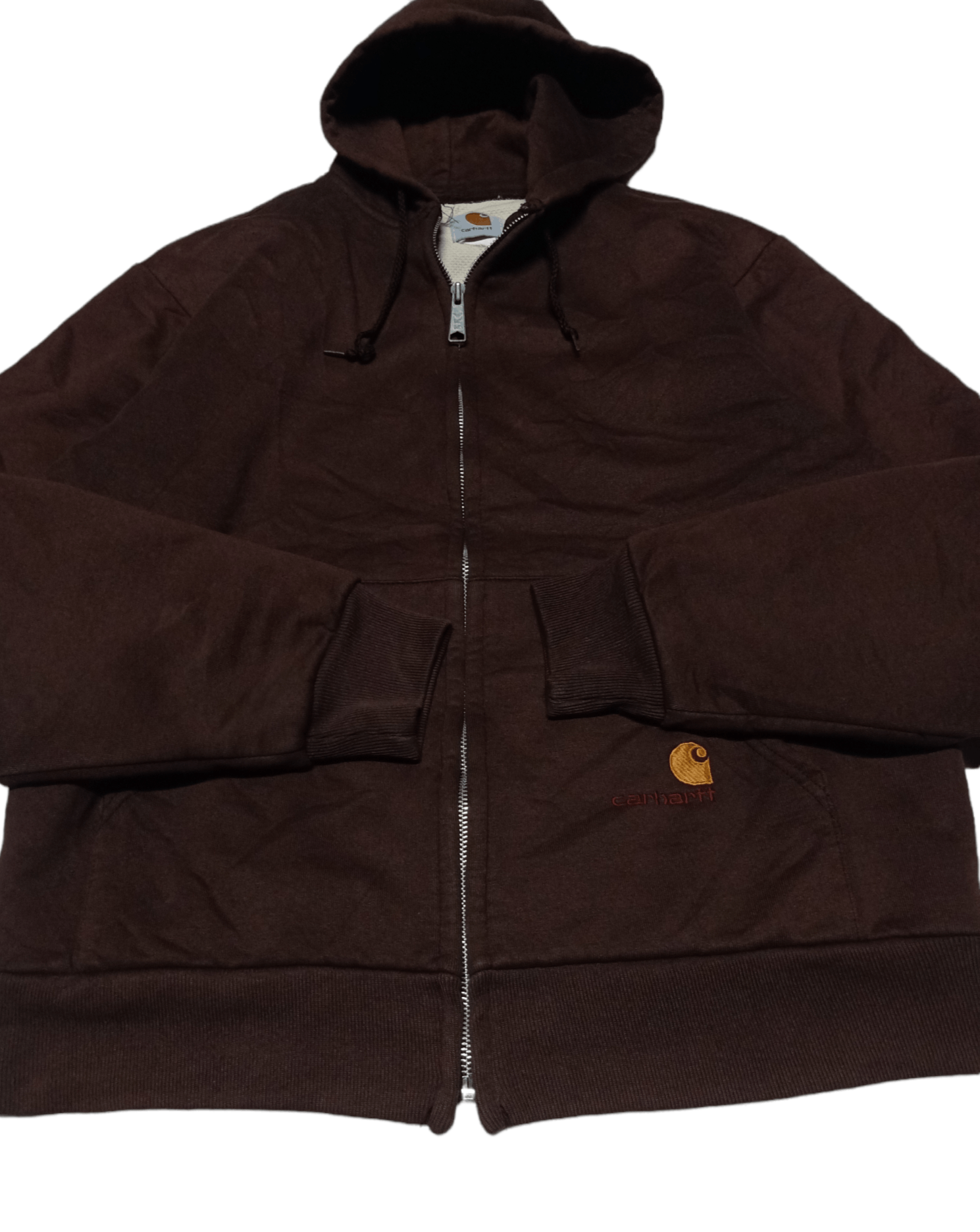 Carhartt Vintage Carhartt Made In Usa Hoodie Brown Size L Size US L / EU 52-54 / 3 - 7 Thumbnail