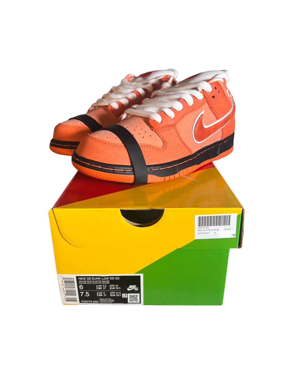 Nike × Vintage Nike SB Concepts Lobster Dunks Low Sneaker Shoes Deadstock Size US 6 / EU 39 - 1 Thumbnail