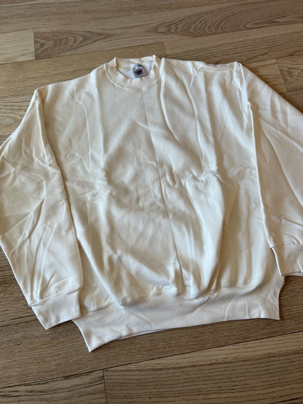 Fruit Of The Loom × Vintage Vintage 90s Fruit Of The Loom Blank Crew Sweatshirt NOS 🇺🇸 Size US XL / EU 56 / 4 - 2 Thumbnail