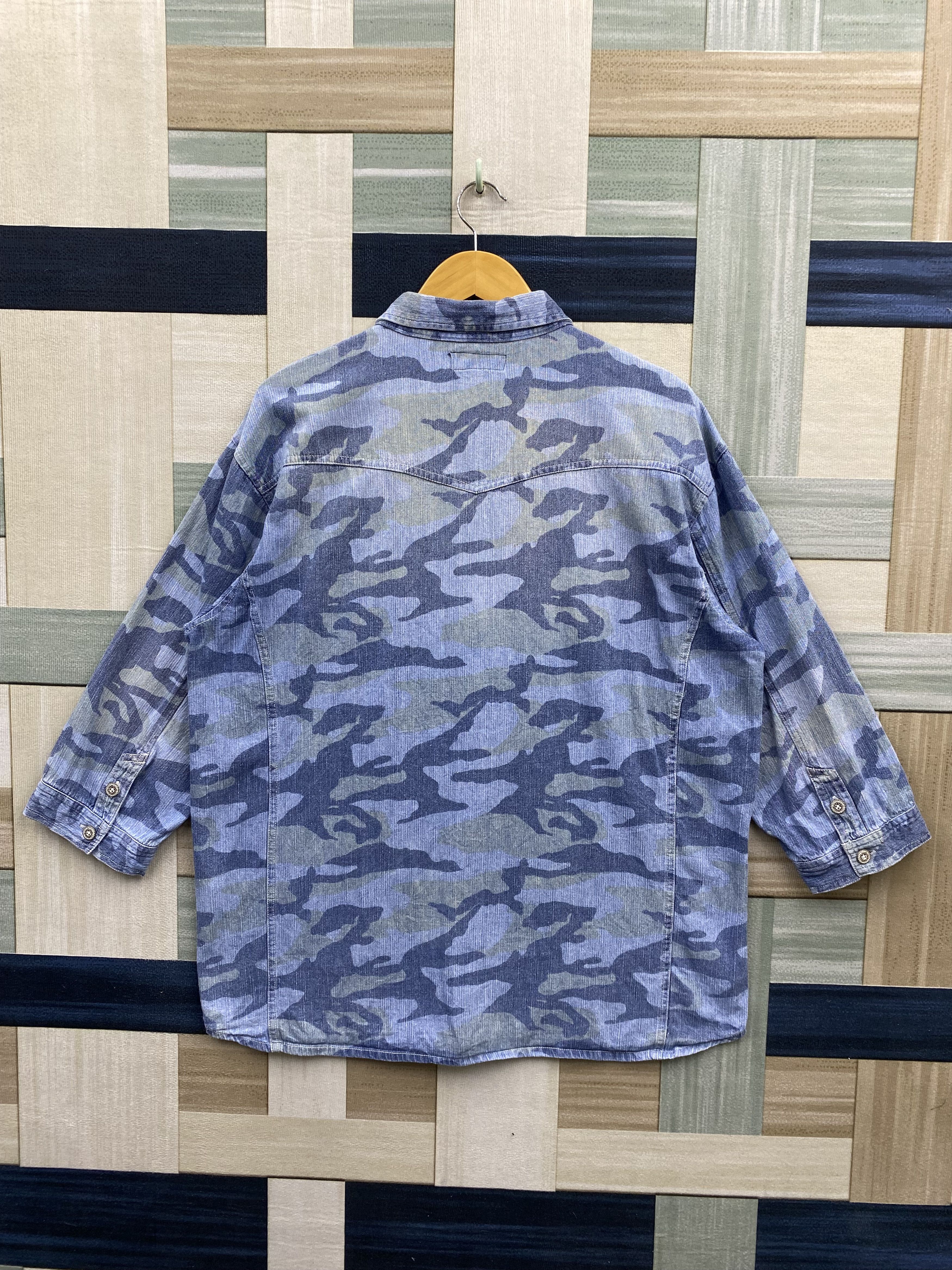 In The Attic × Japanese Brand In The Attic Homme 3 Quarter Oversize Camo Flannel Size US XL / EU 56 / 4 - 9 Thumbnail