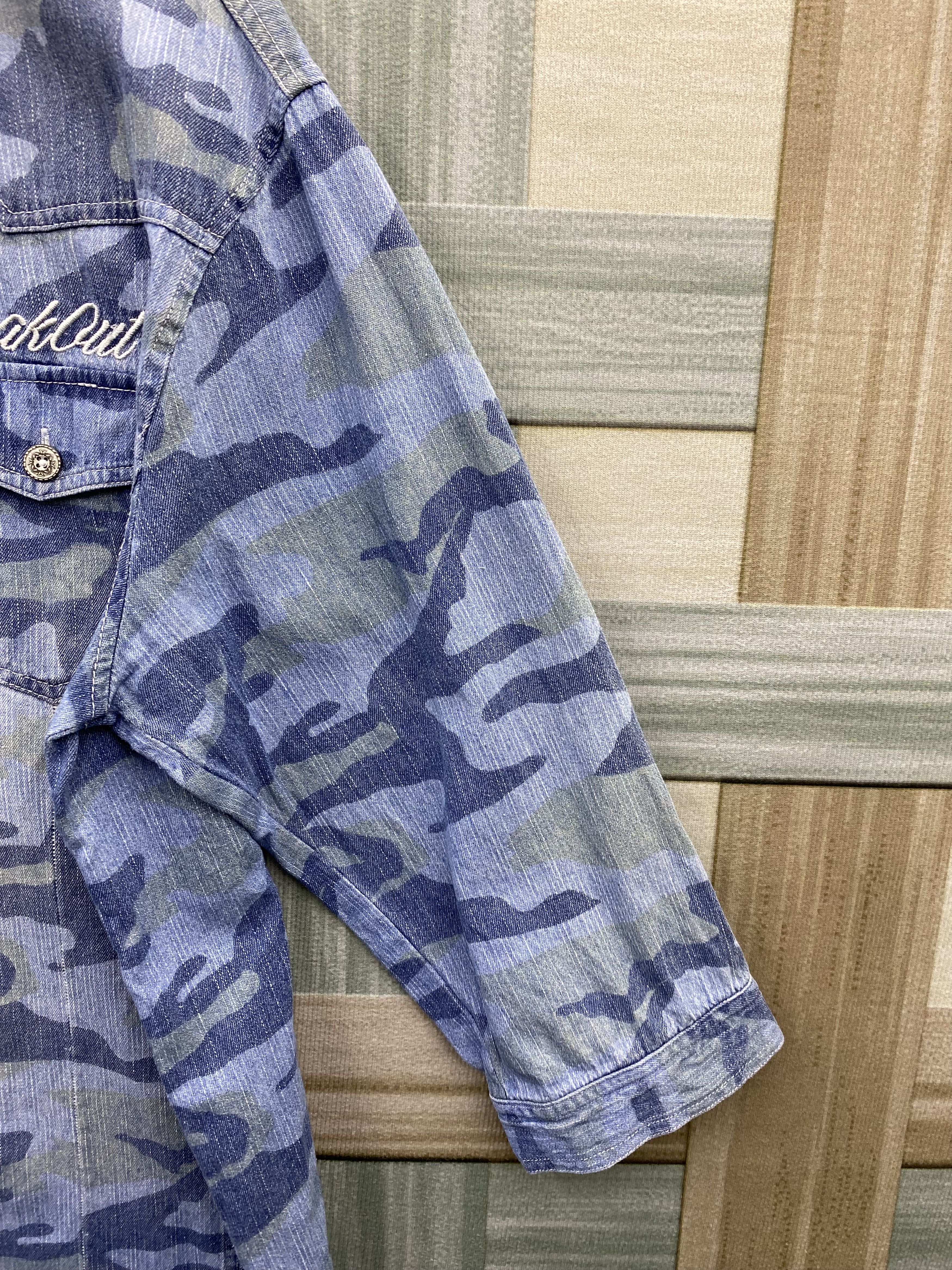 In The Attic × Japanese Brand In The Attic Homme 3 Quarter Oversize Camo Flannel Size US XL / EU 56 / 4 - 7 Thumbnail