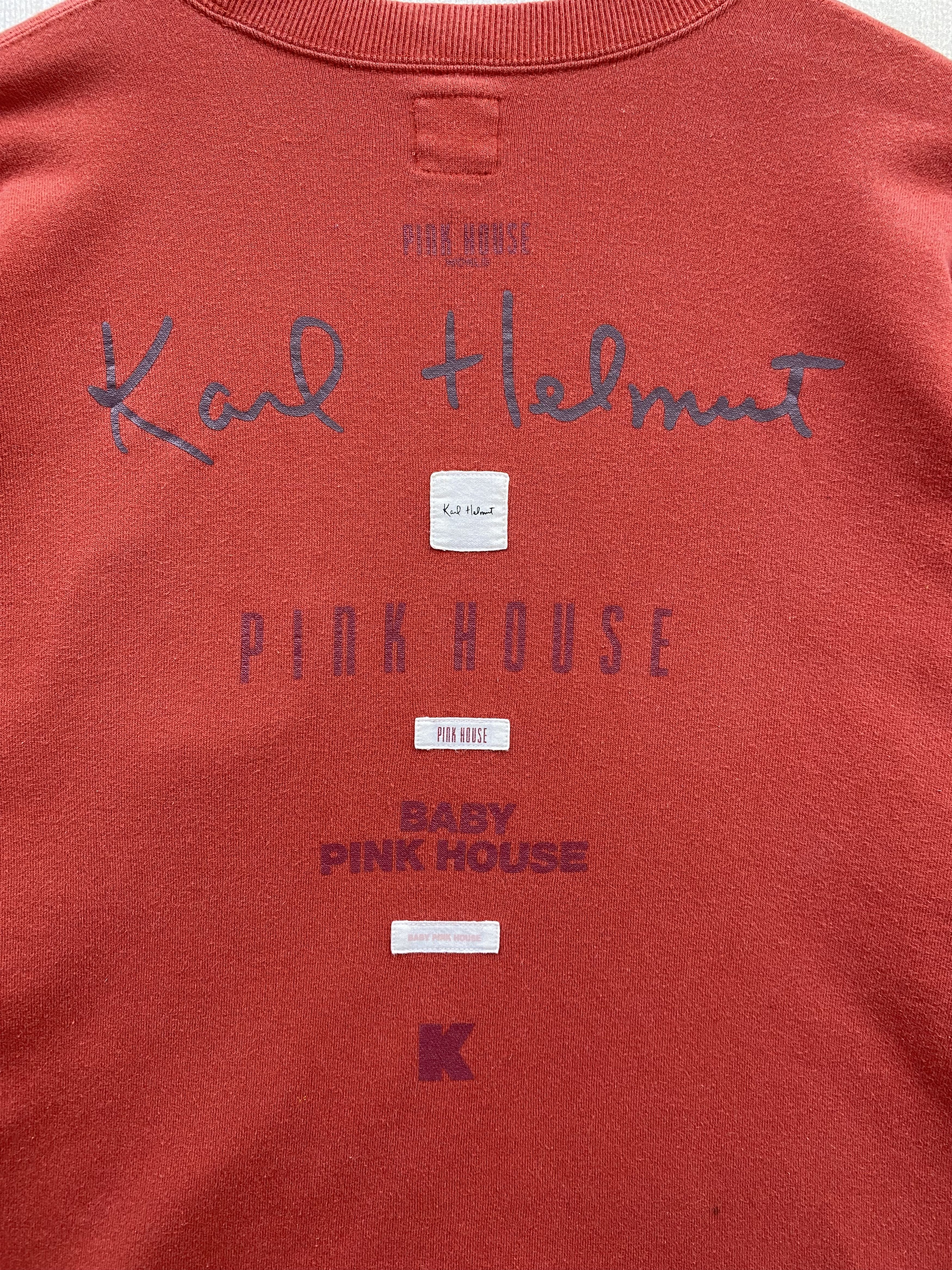 Japanese Brand Vintage 90s Karl Helmut by Pink House Nice Design Sweatshirt Size US M / EU 48-50 / 2 - 8 Thumbnail