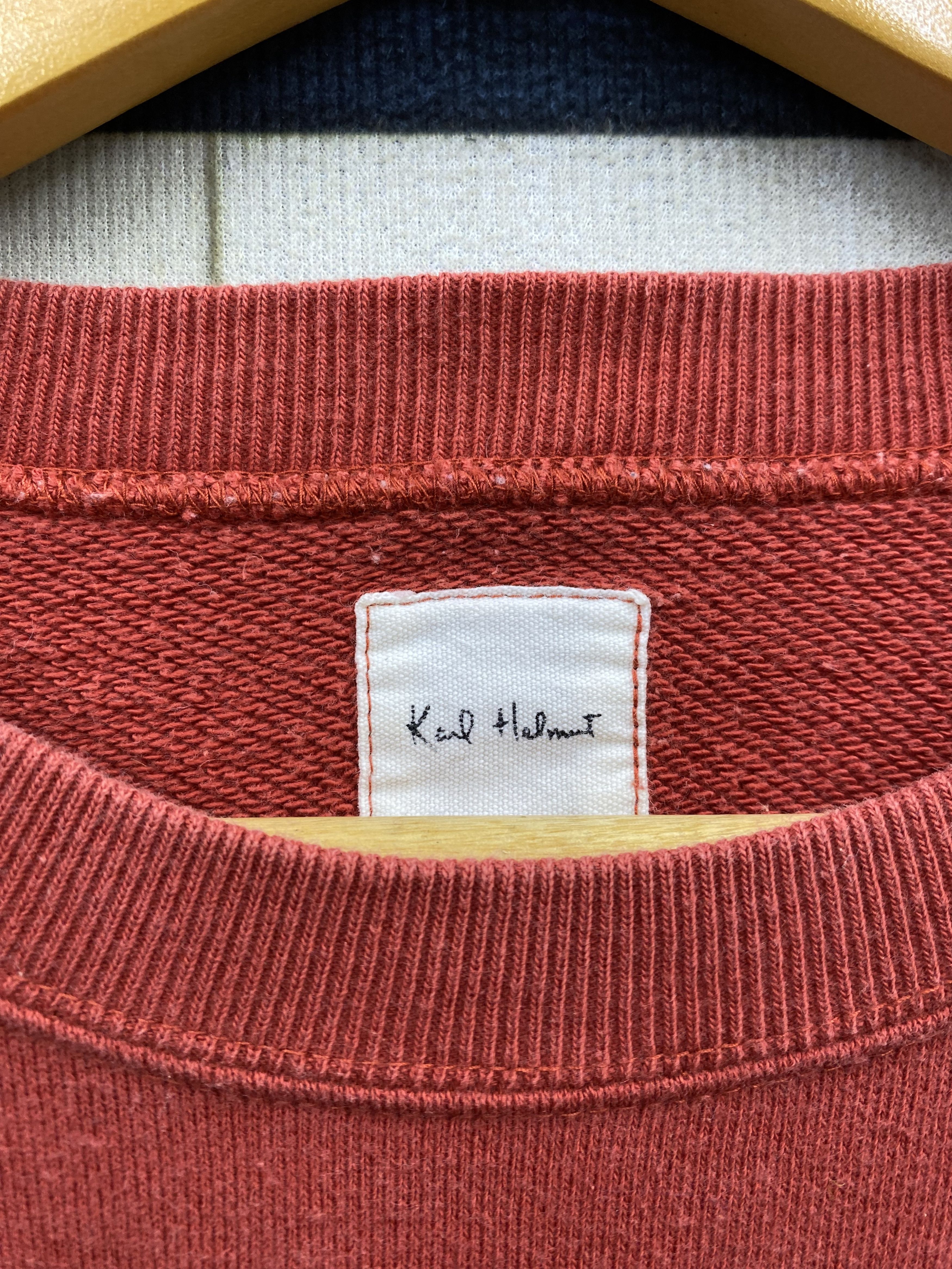 Japanese Brand Vintage 90s Karl Helmut by Pink House Nice Design Sweatshirt Size US M / EU 48-50 / 2 - 10 Thumbnail