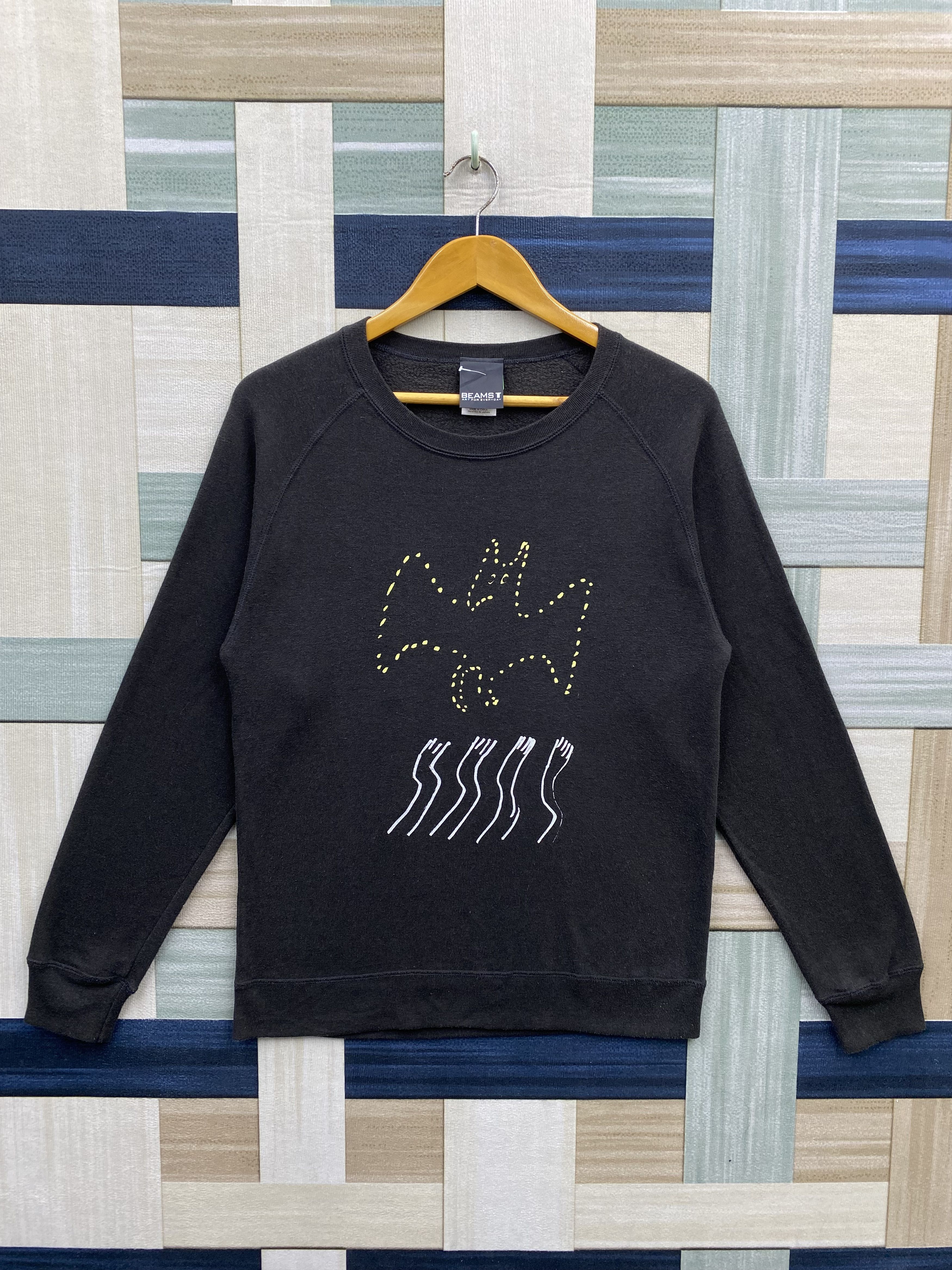 Beams Plus × Japanese Brand Japanese Brand Beam Bat Art Sweatshirt Size US S / EU 44-46 / 1 - 1 Thumbnail
