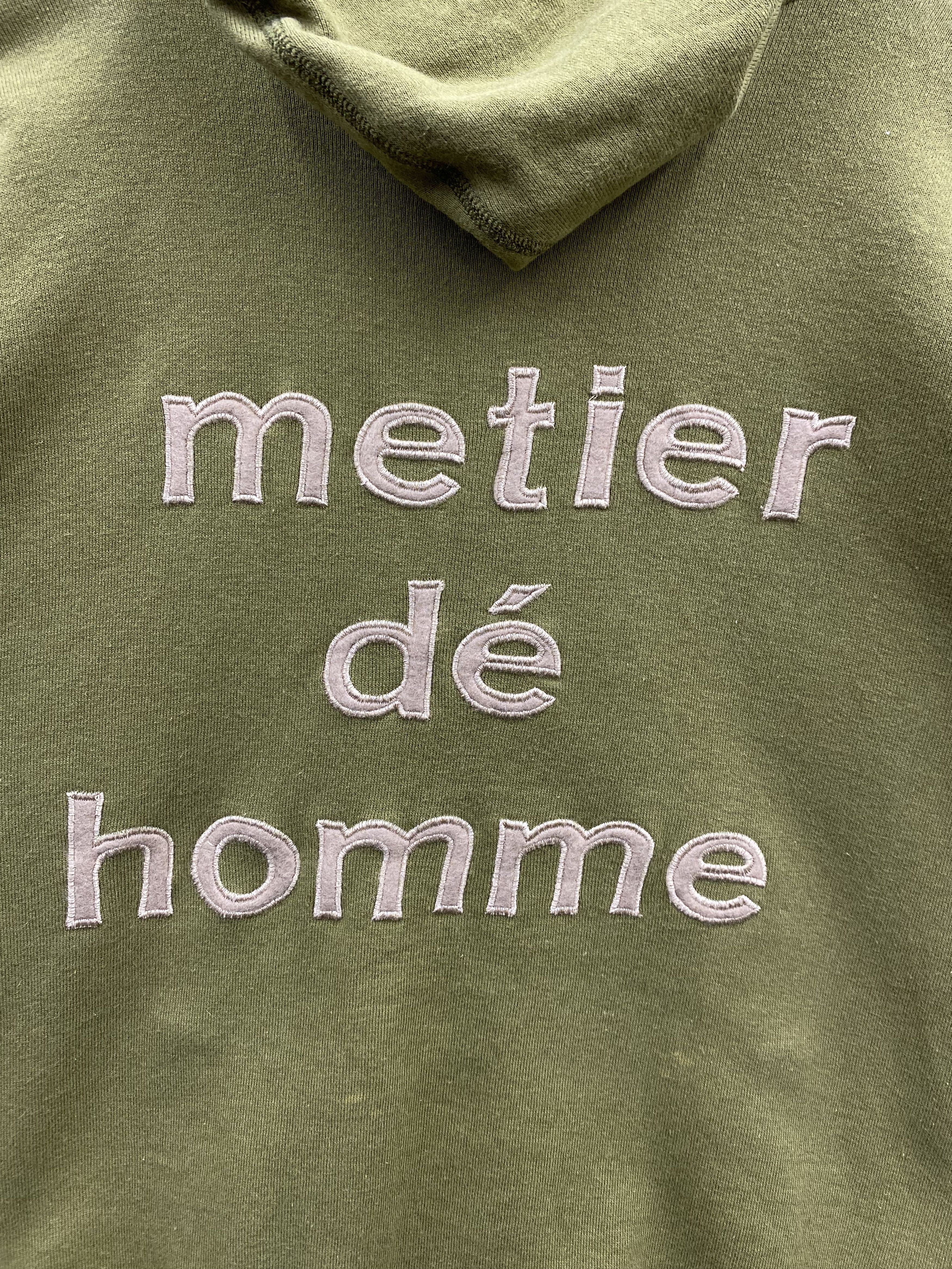 Japanese Brand Vintage Metier De Homme Embroidery Big Logo Hoodie Size US M / EU 48-50 / 2 - 13 Thumbnail