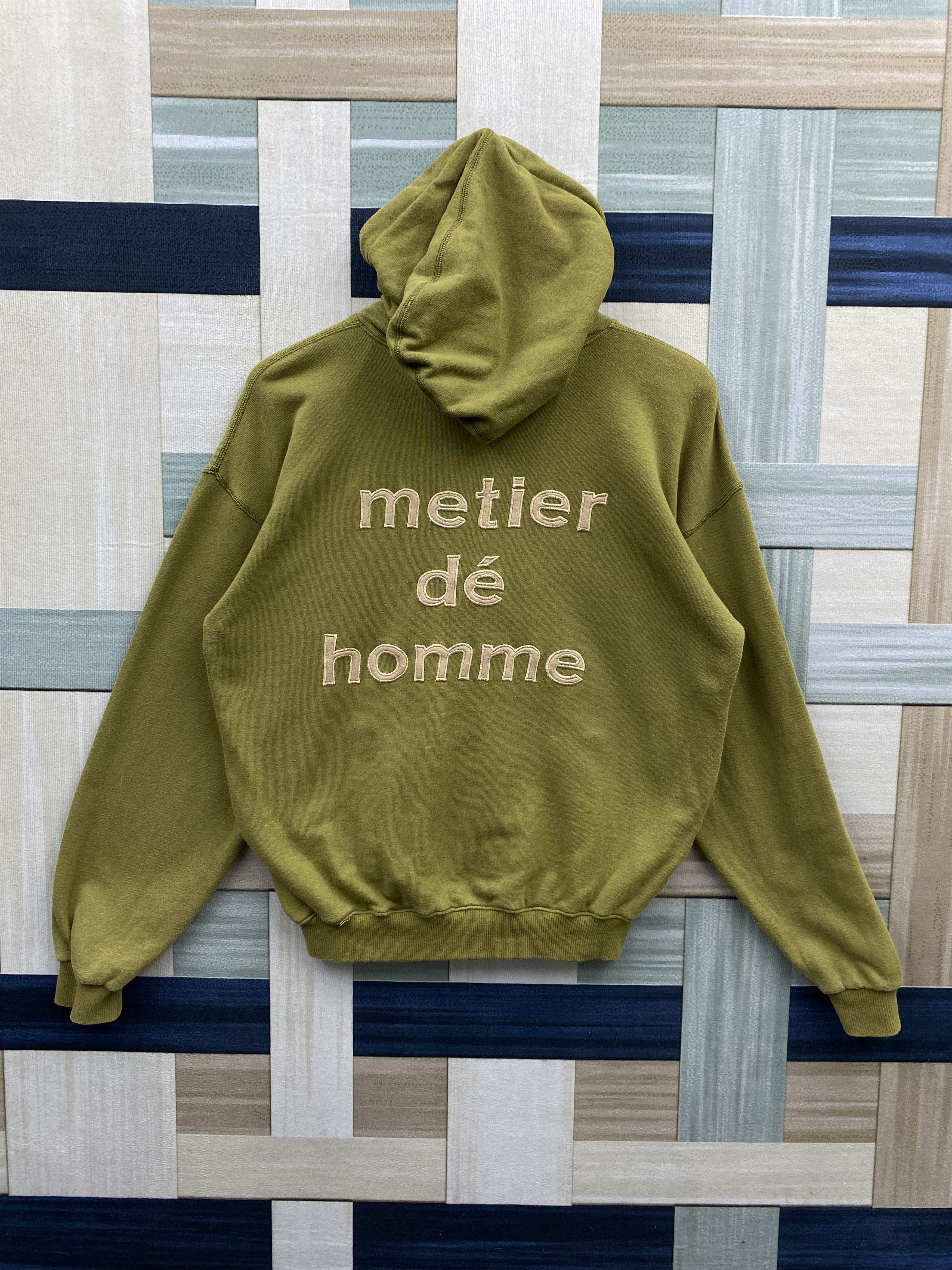 Japanese Brand Vintage Metier De Homme Embroidery Big Logo Hoodie Size US M / EU 48-50 / 2 - 1 Thumbnail