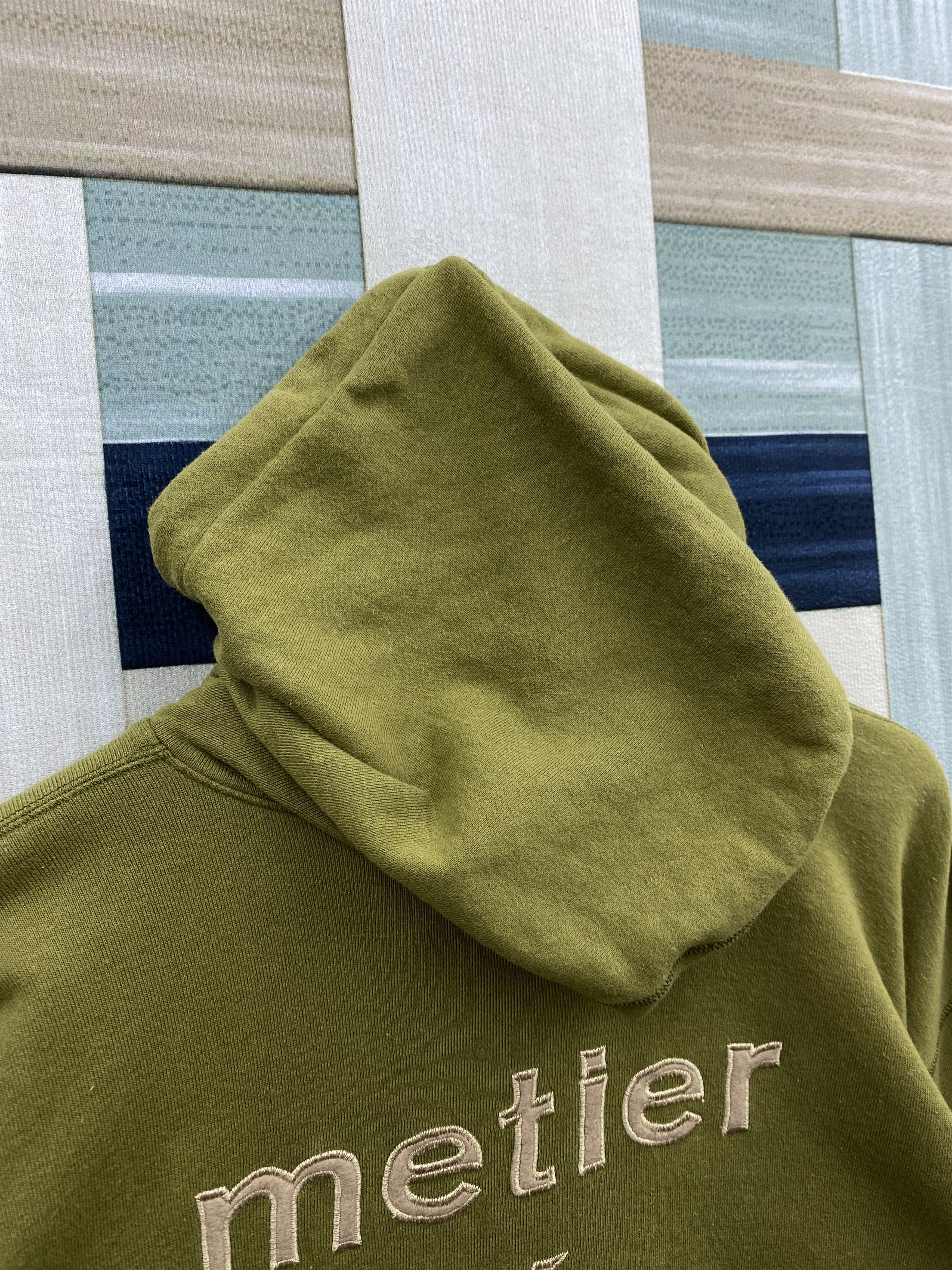 Japanese Brand Vintage Metier De Homme Embroidery Big Logo Hoodie Size US M / EU 48-50 / 2 - 11 Thumbnail