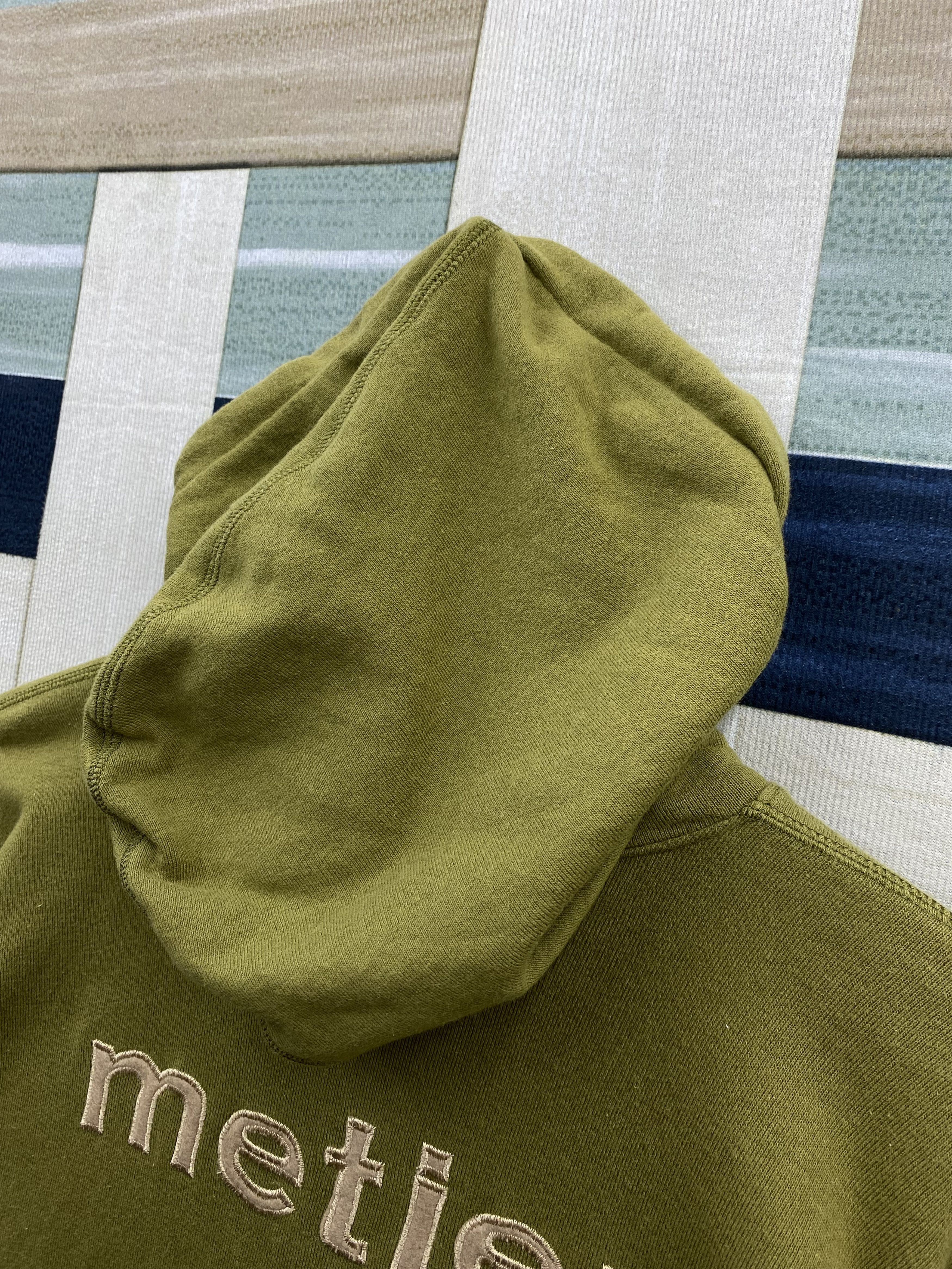 Japanese Brand Vintage Metier De Homme Embroidery Big Logo Hoodie Size US M / EU 48-50 / 2 - 12 Thumbnail