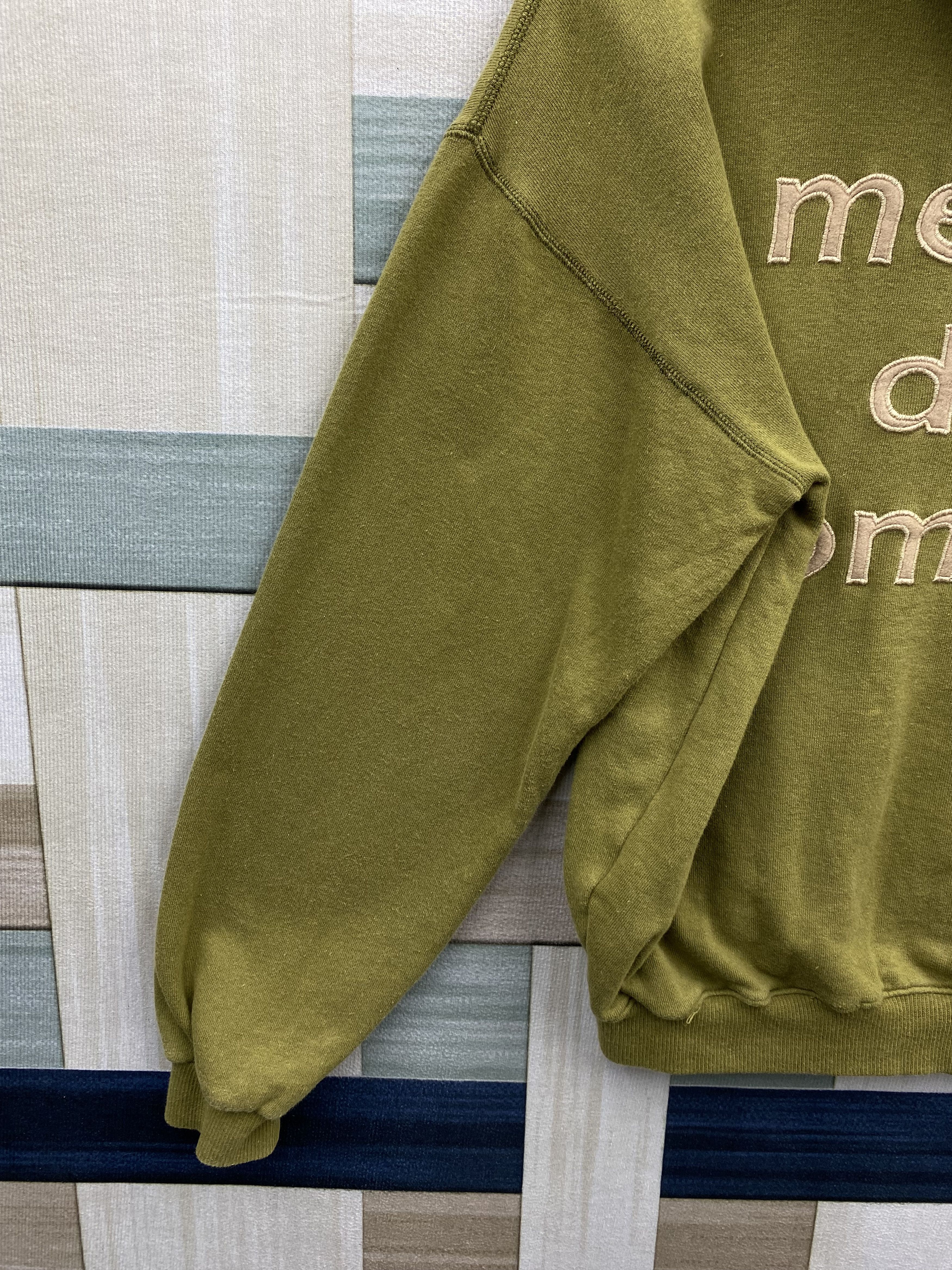 Japanese Brand Vintage Metier De Homme Embroidery Big Logo Hoodie Size US M / EU 48-50 / 2 - 14 Thumbnail