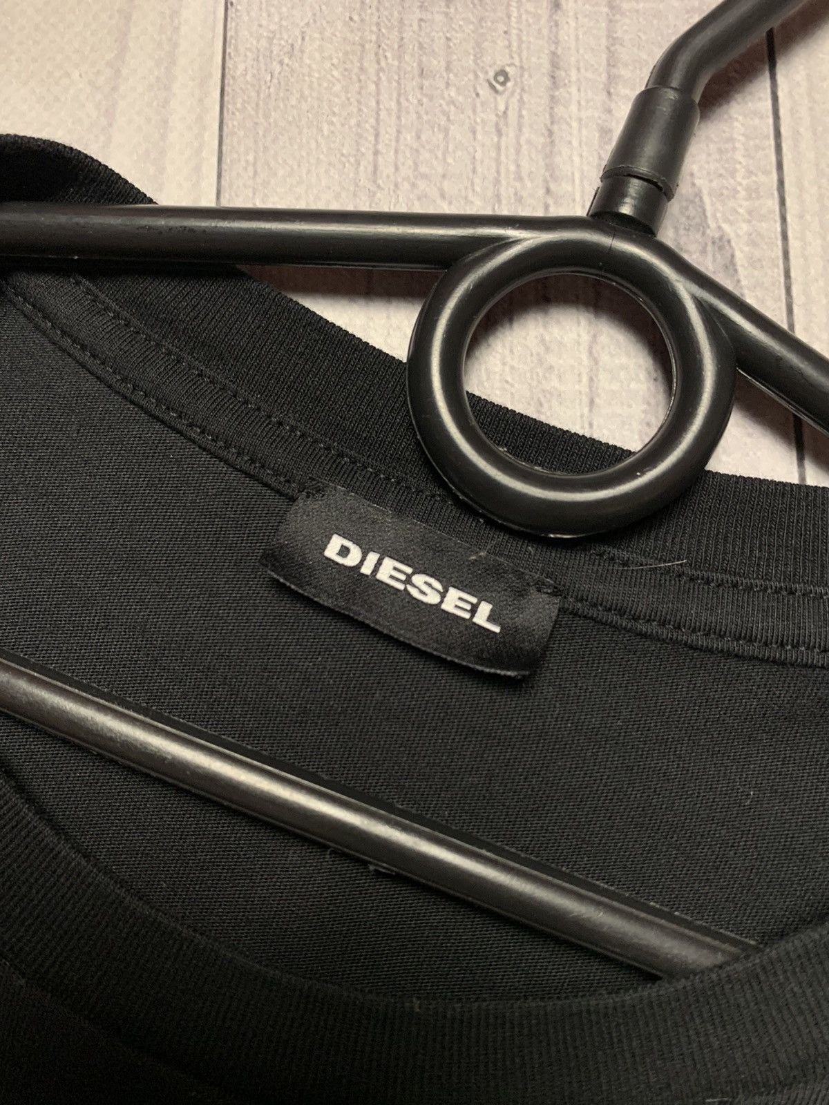 Diesel tee logo size M black