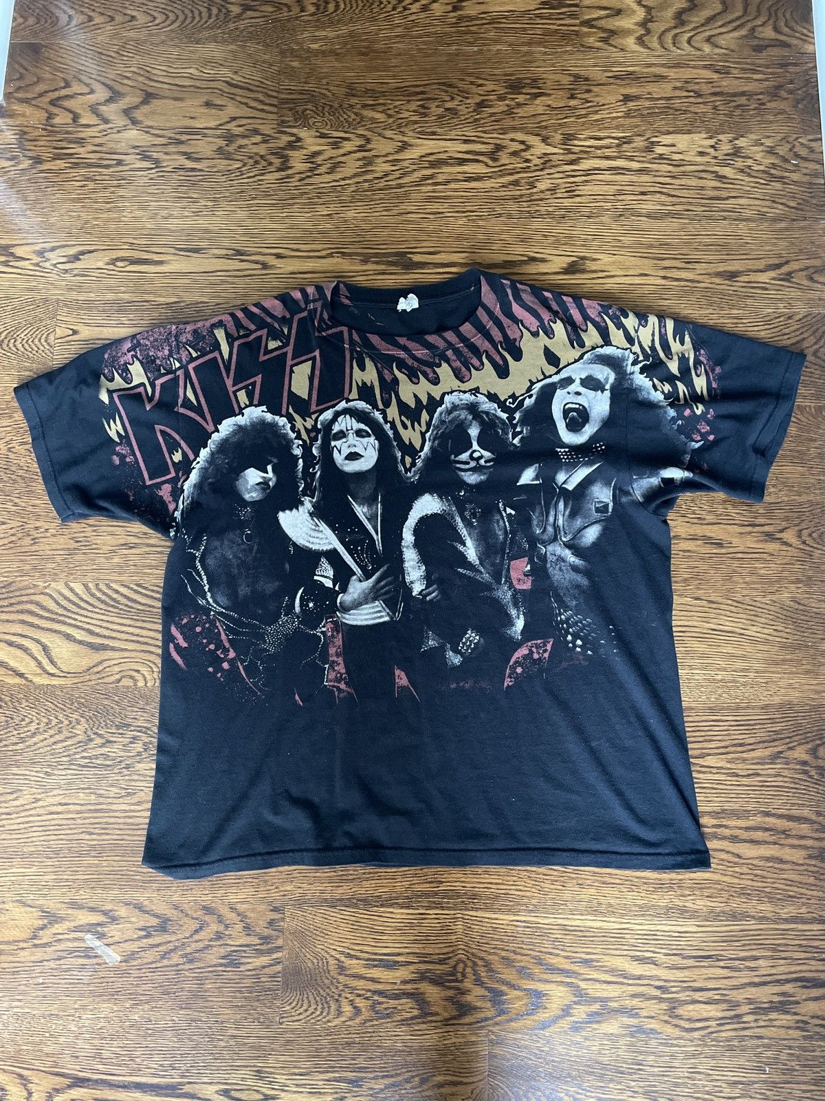 Fuct × Kiss × Vintage Vintage Fuct Kiss Peter Criss Shirt