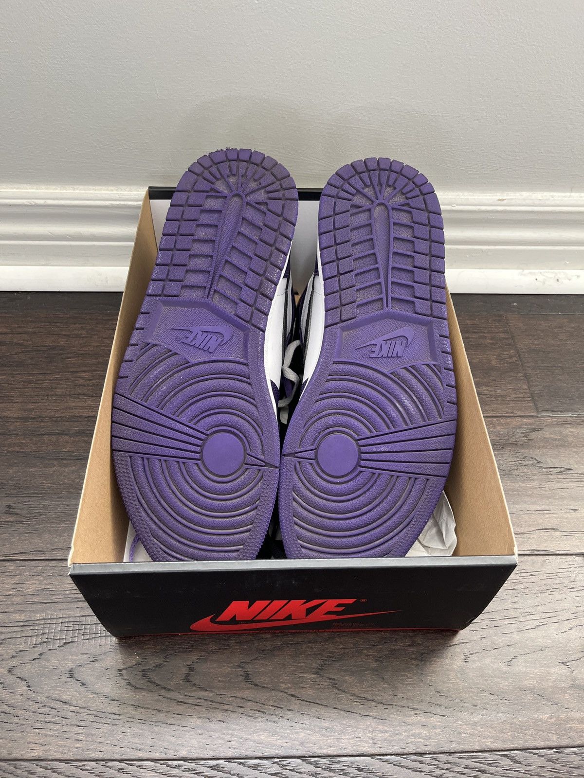 Jordan Brand × Nike Air Jordan 1 High Court Purple 2.0 Size US 9 / EU 42 - 9 Thumbnail