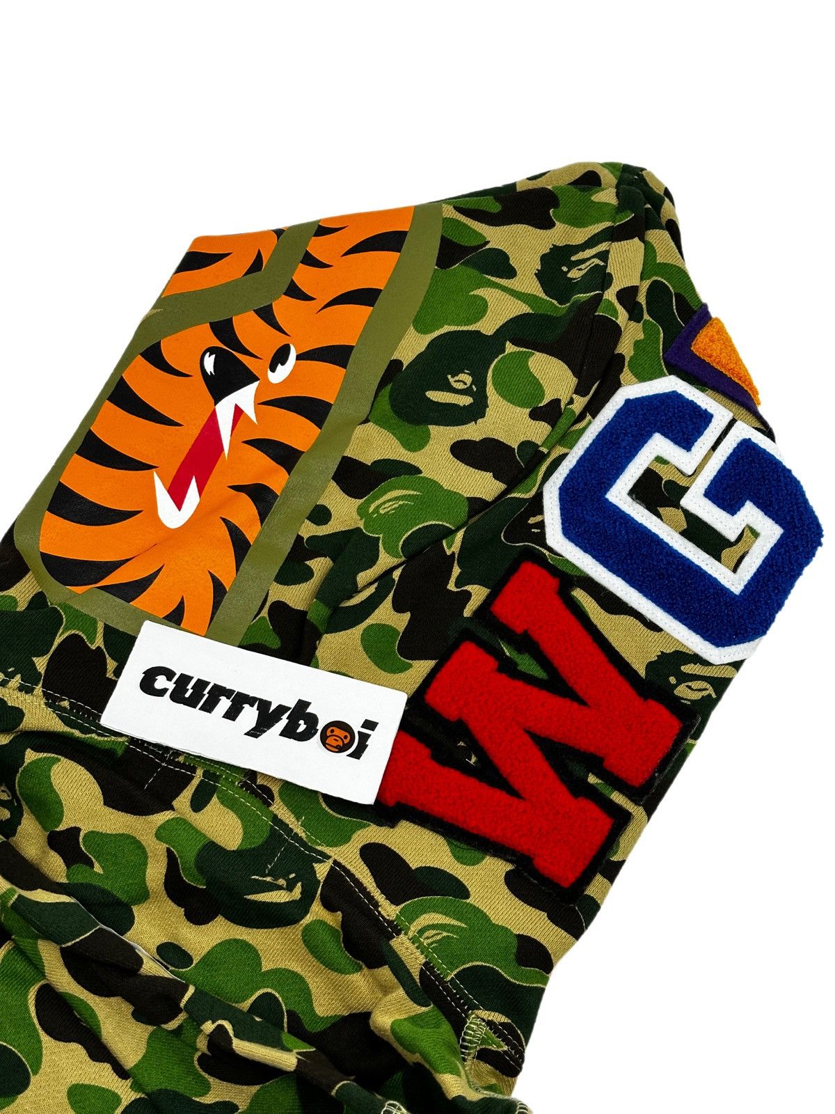 Bape BAPE ABC Camo Shark Full Zip Hoodie Green Size US XL / EU 56 / 4 - 6 Thumbnail