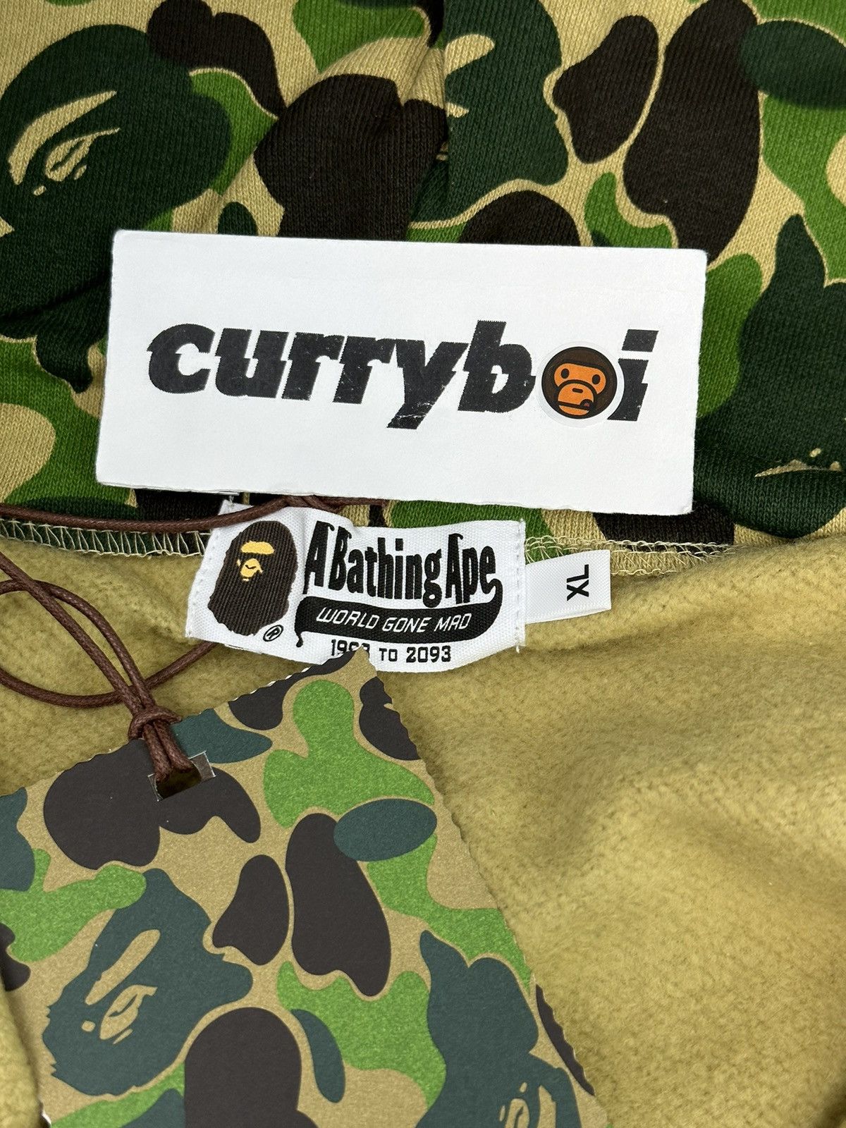 Bape BAPE ABC Camo Shark Full Zip Hoodie Green Size US XL / EU 56 / 4 - 8 Thumbnail