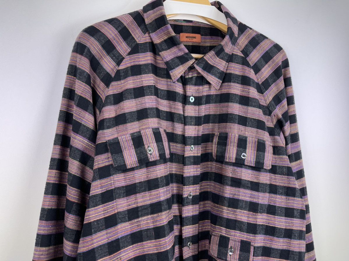 Missoni Missoni Pattern Shirt Size US XL / EU 56 / 4 - 5 Thumbnail