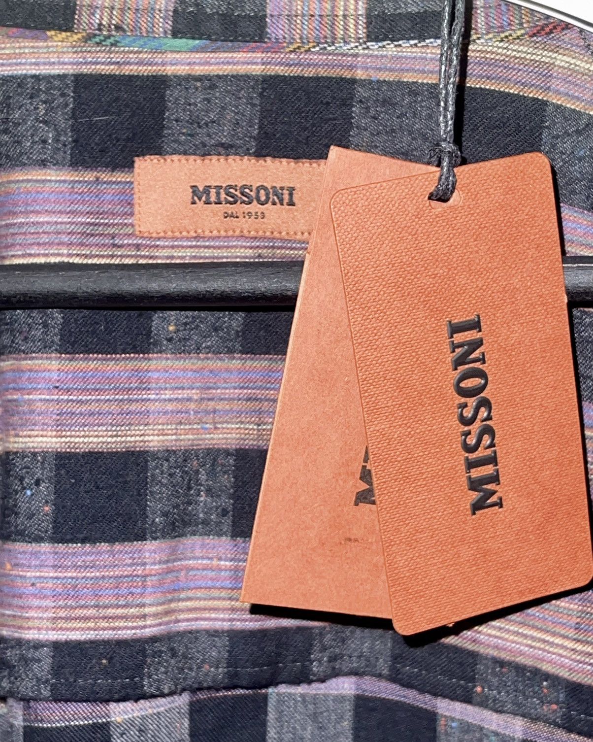 Missoni Missoni Pattern Shirt Size US XL / EU 56 / 4 - 11 Thumbnail