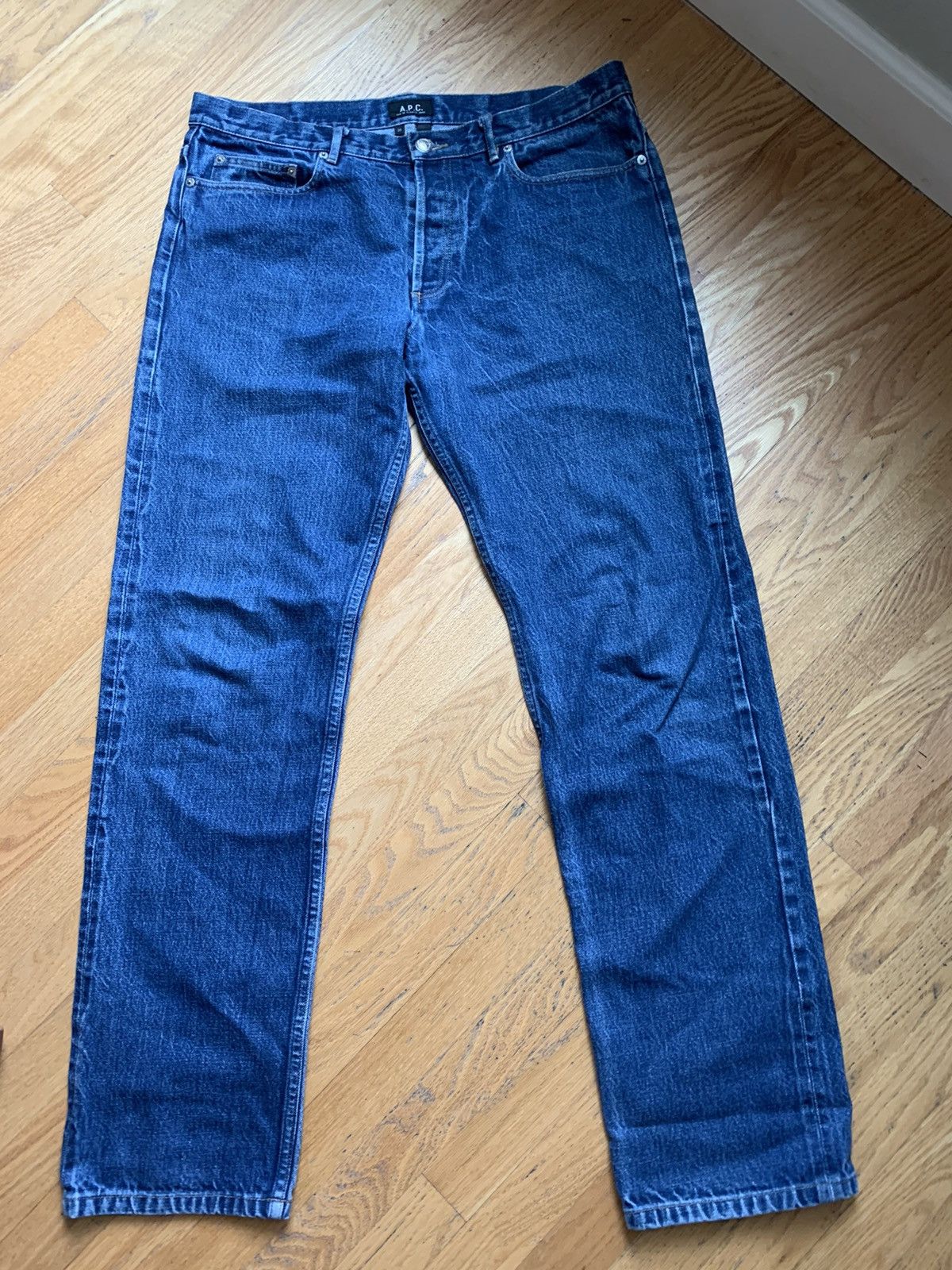 apc stonewash selvedge jeans