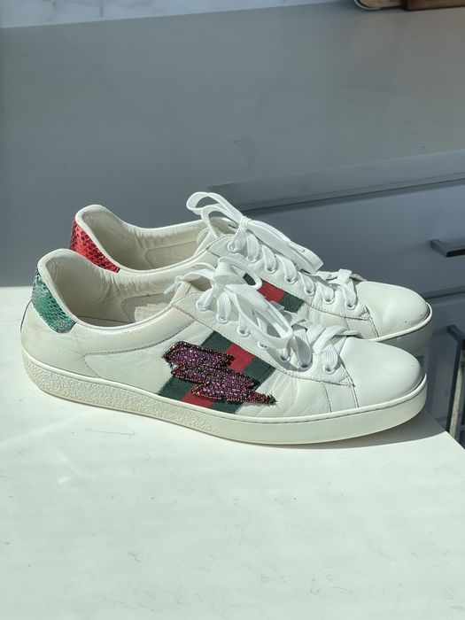 Gucci ace best sale lightning bolt