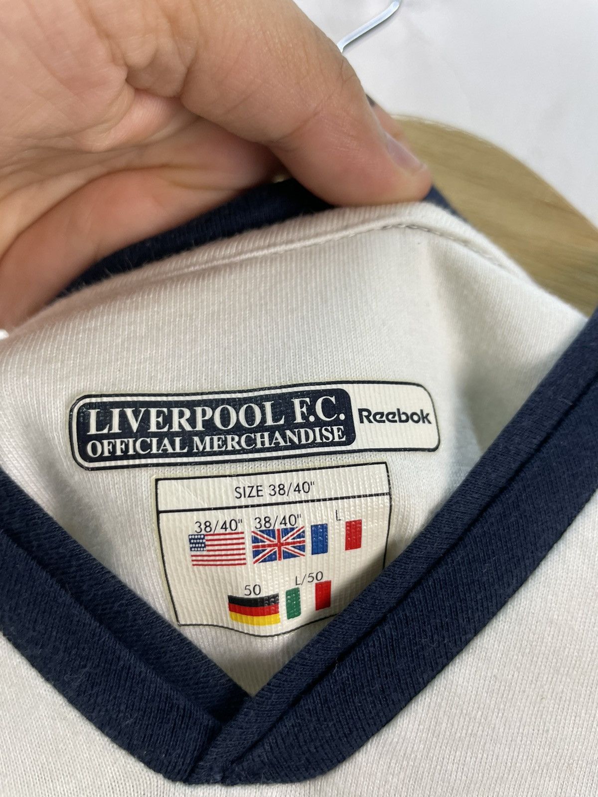 Reebok × Vintage Vintage Liverpool Reebok Jersey 2001-2002 Size US L / EU 52-54 / 3 - 7 Thumbnail