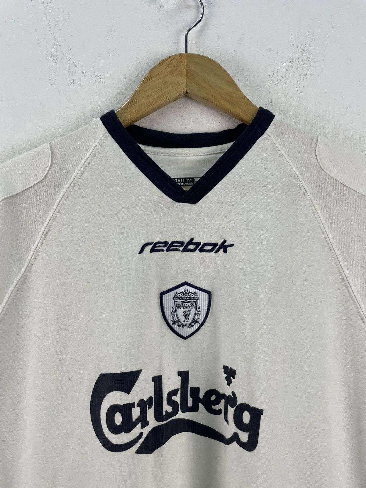 Reebok × Vintage Vintage Liverpool Reebok Jersey 2001-2002 Size US L / EU 52-54 / 3 - 4 Thumbnail