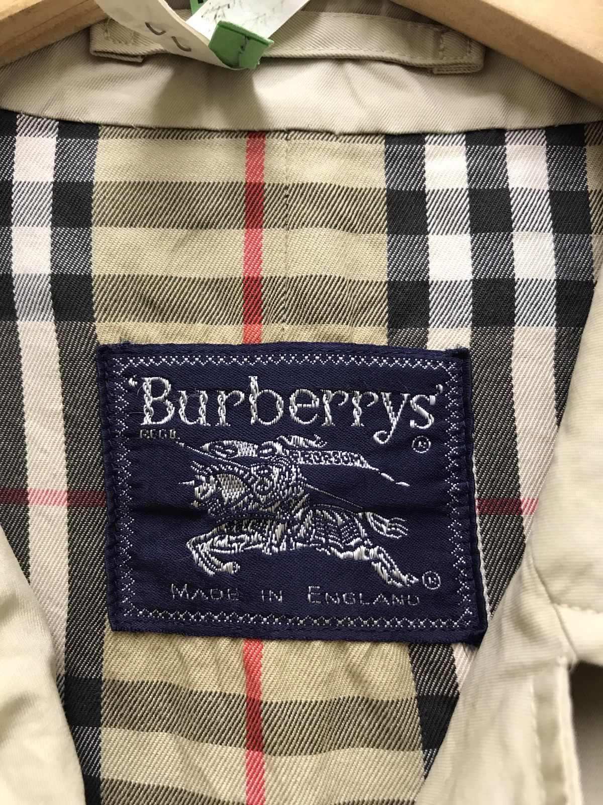 Burberry Made in England Burberrys Trench Coat Nova Check Lining 6🟩3 Size US M / EU 48-50 / 2 - 7 Thumbnail
