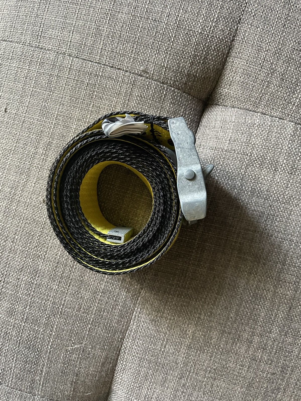 Off-White OFF-WHITE Yellow Classic Industrial Belt Unisex 