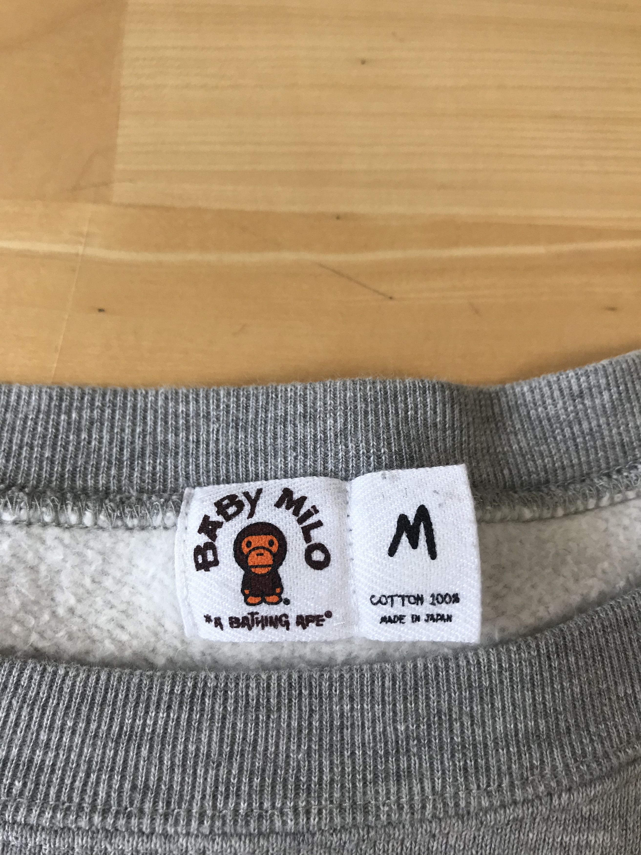 Bape Bape Baby Milo "Mini Milo" Logo Sweater Size US M / EU 48-50 / 2 - 3 Thumbnail