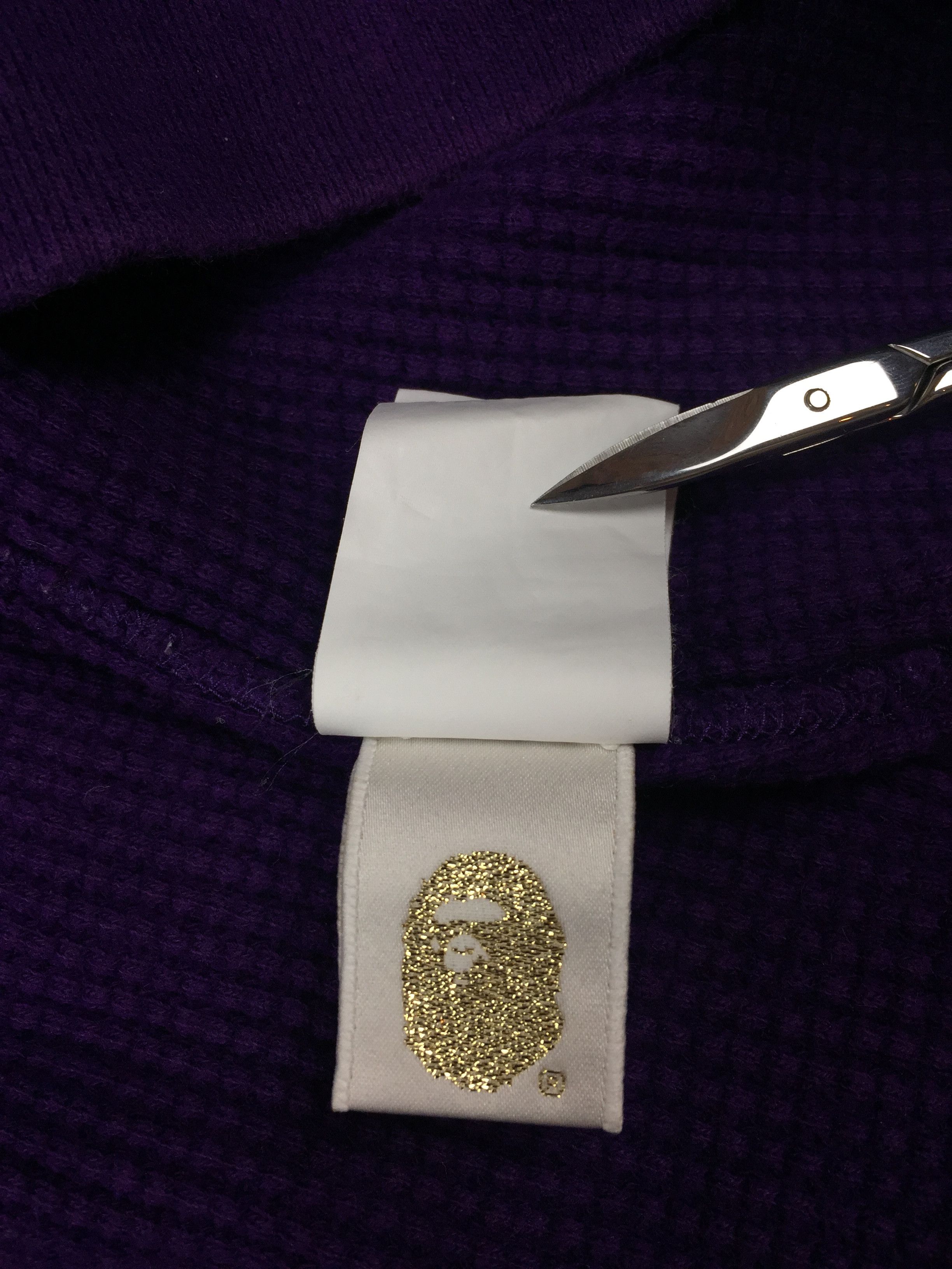 Bape Bape Waffle Knit Emblem Sweater Size US M / EU 48-50 / 2 - 7 Thumbnail