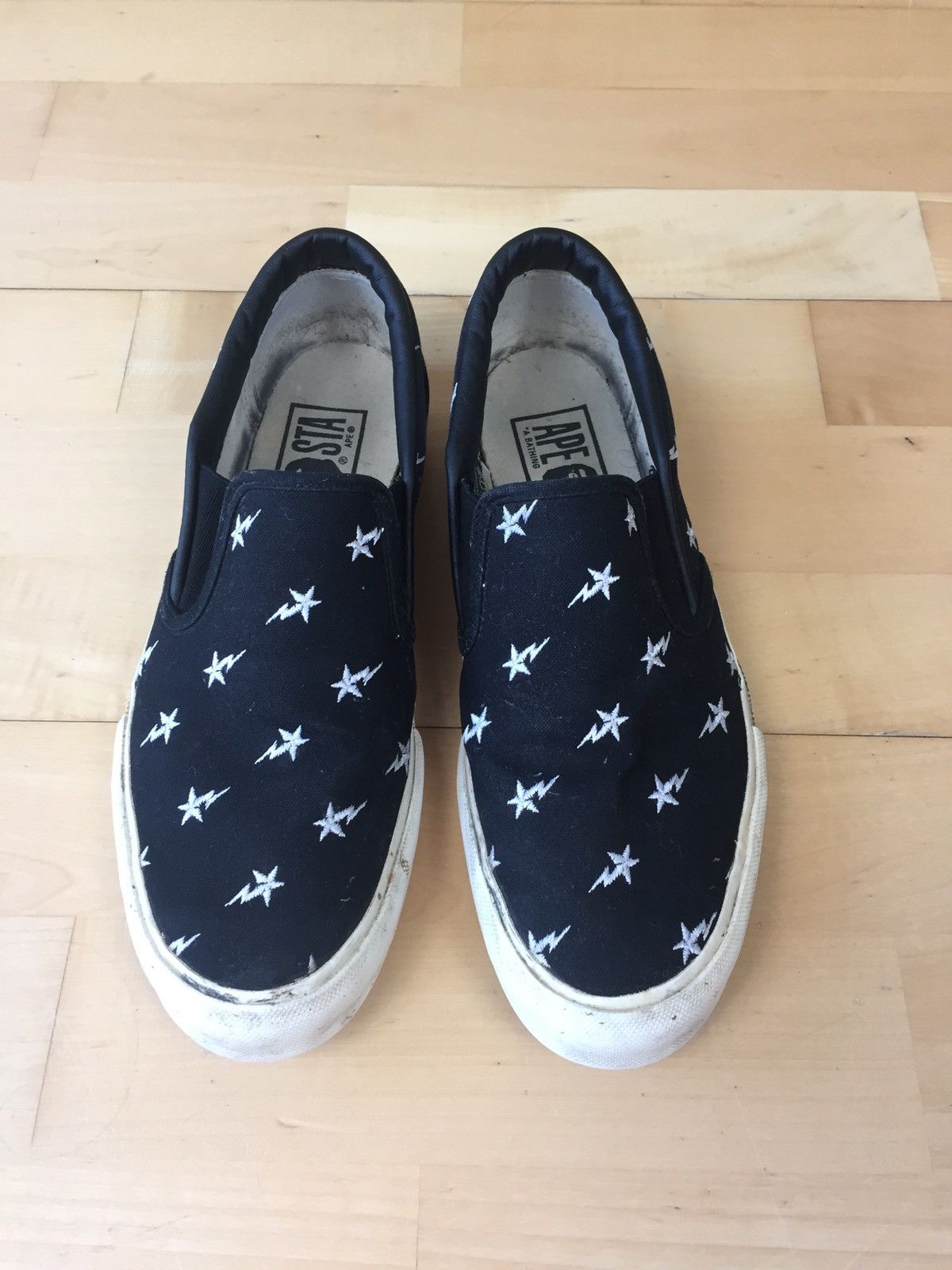 Bape Bape Bapesta Logo Slip Ons Size US 8 / EU 41 - 2 Thumbnail