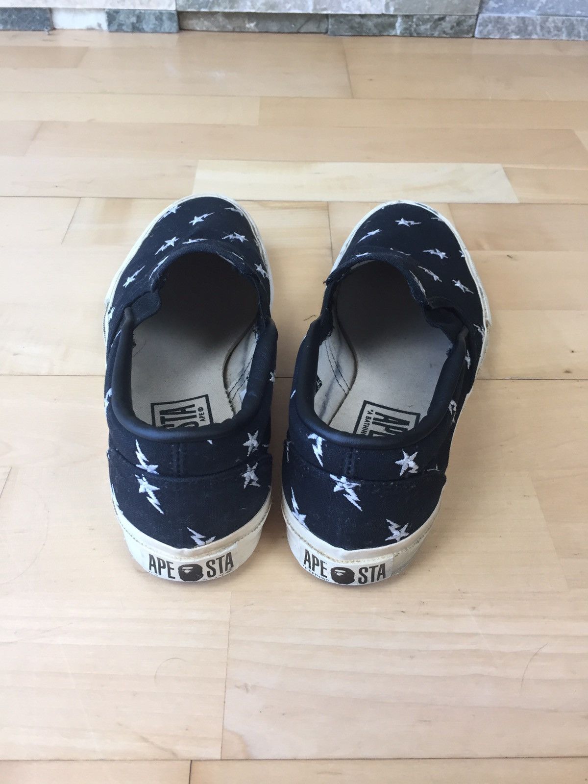 Bape Bape Bapesta Logo Slip Ons Size US 8 / EU 41 - 4 Thumbnail