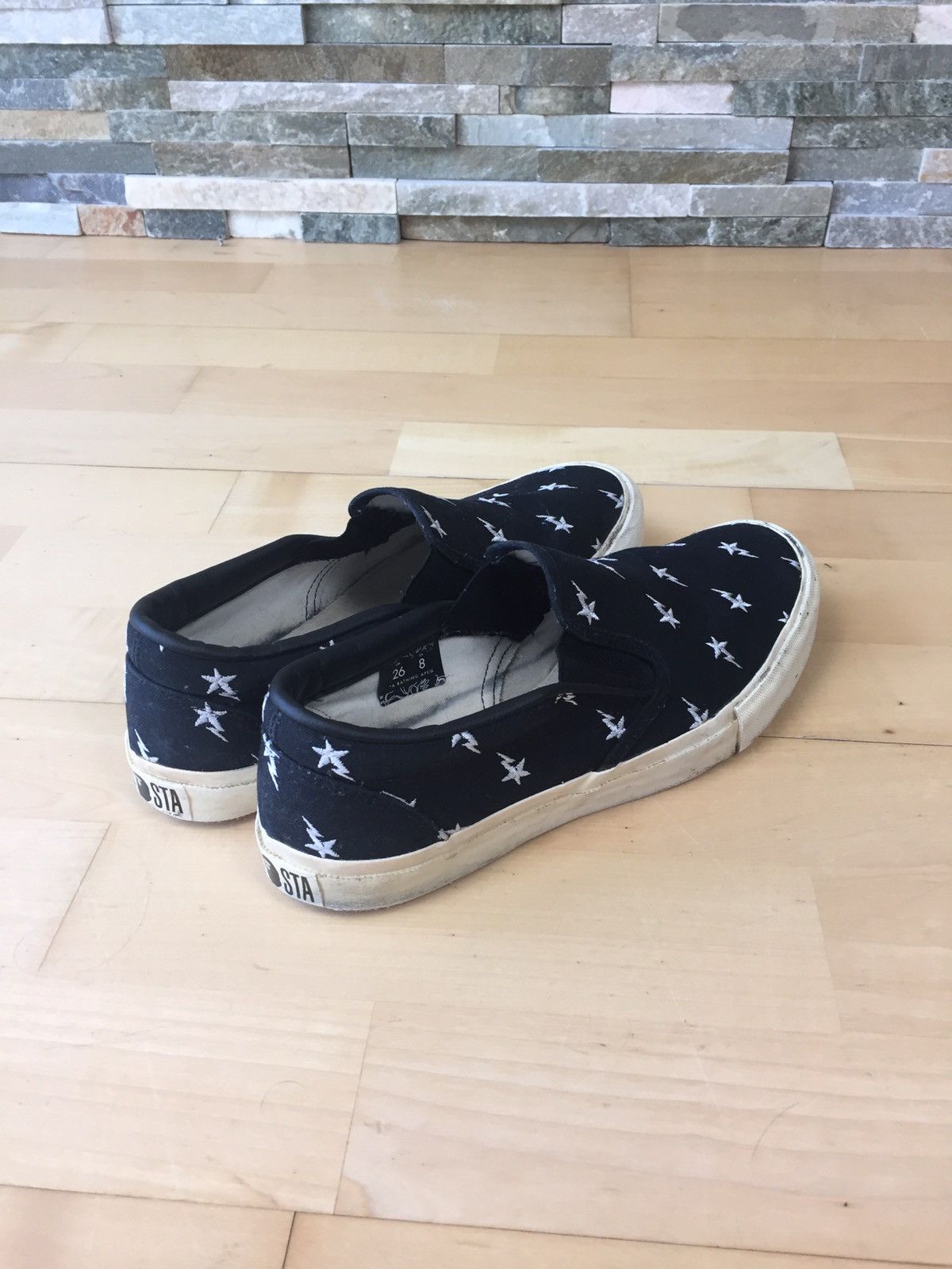 Bape Bape Bapesta Logo Slip Ons Size US 8 / EU 41 - 3 Thumbnail