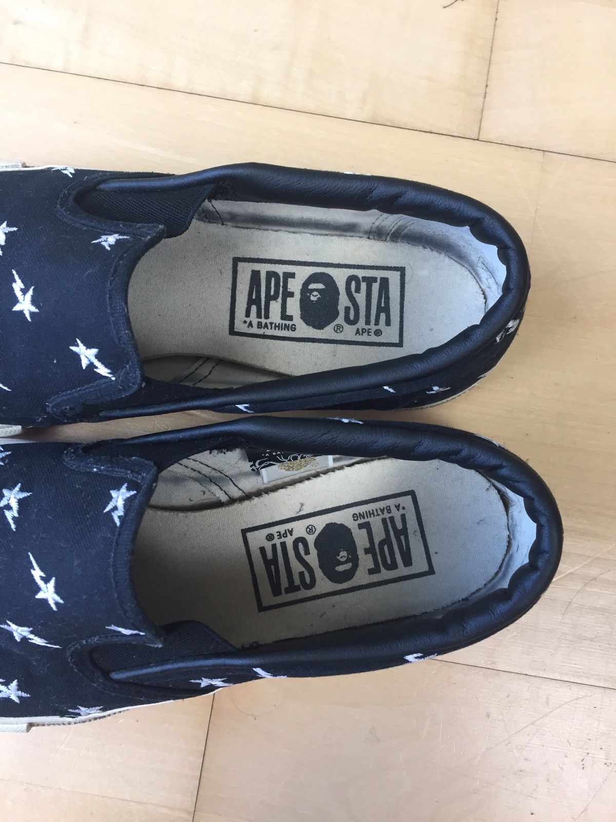 Bape Bape Bapesta Logo Slip Ons Size US 8 / EU 41 - 5 Thumbnail