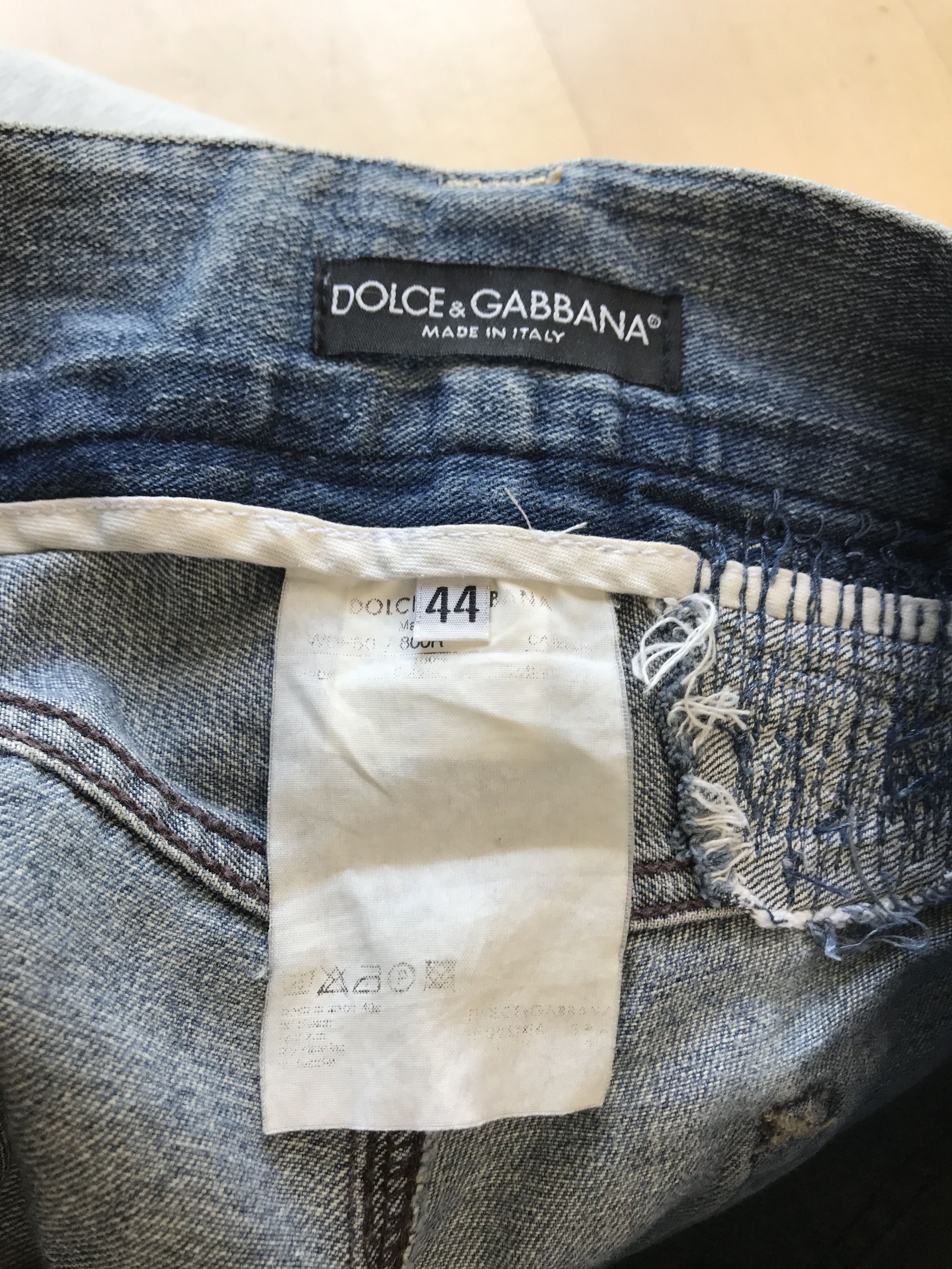 Dolce & Gabbana Dolce & Gabbana Damage Repaired Denim Size US 32 / EU 48 - 5 Thumbnail