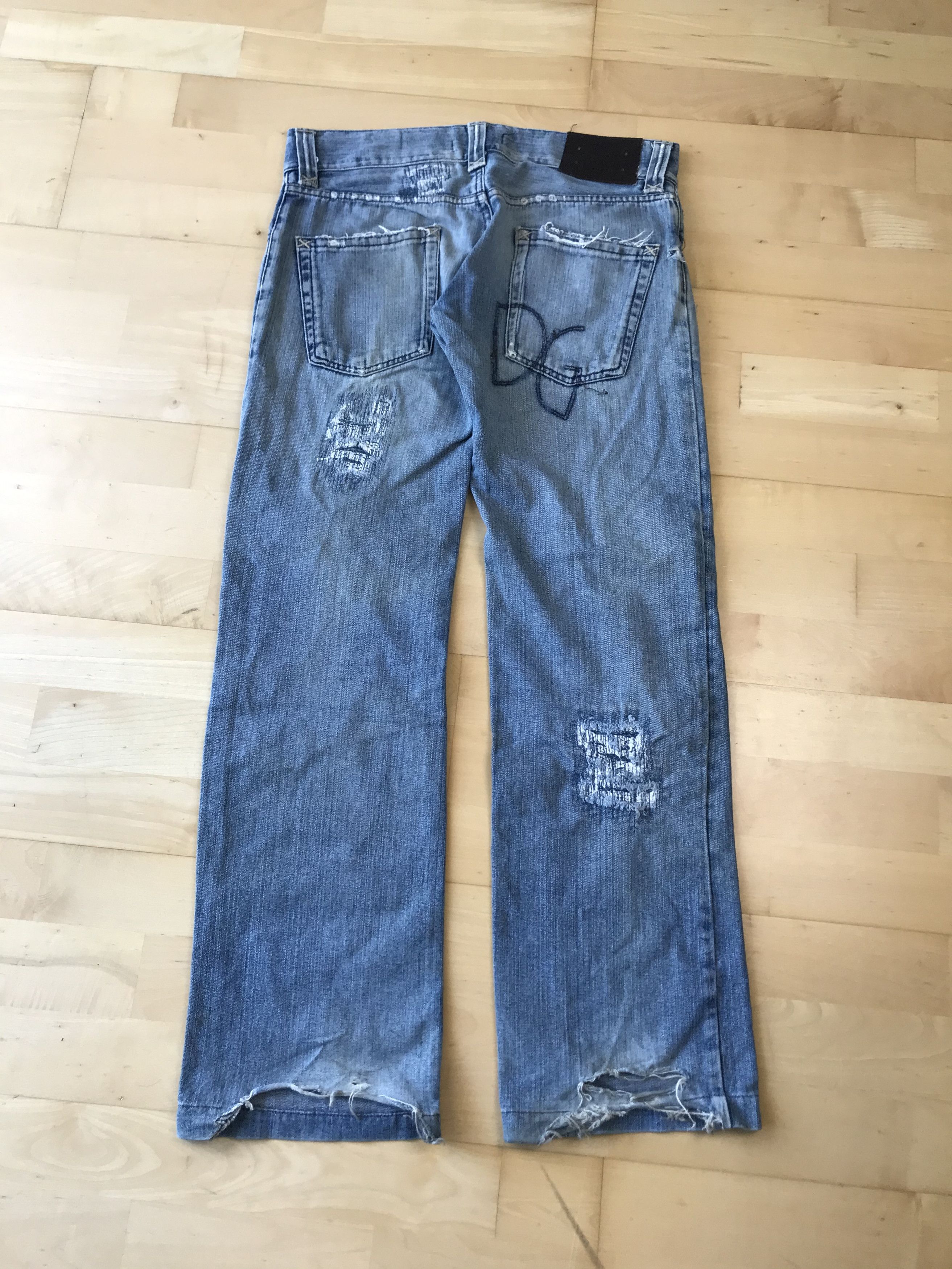 Dolce & Gabbana Dolce & Gabbana Damage Repaired Denim Size US 32 / EU 48 - 6 Thumbnail