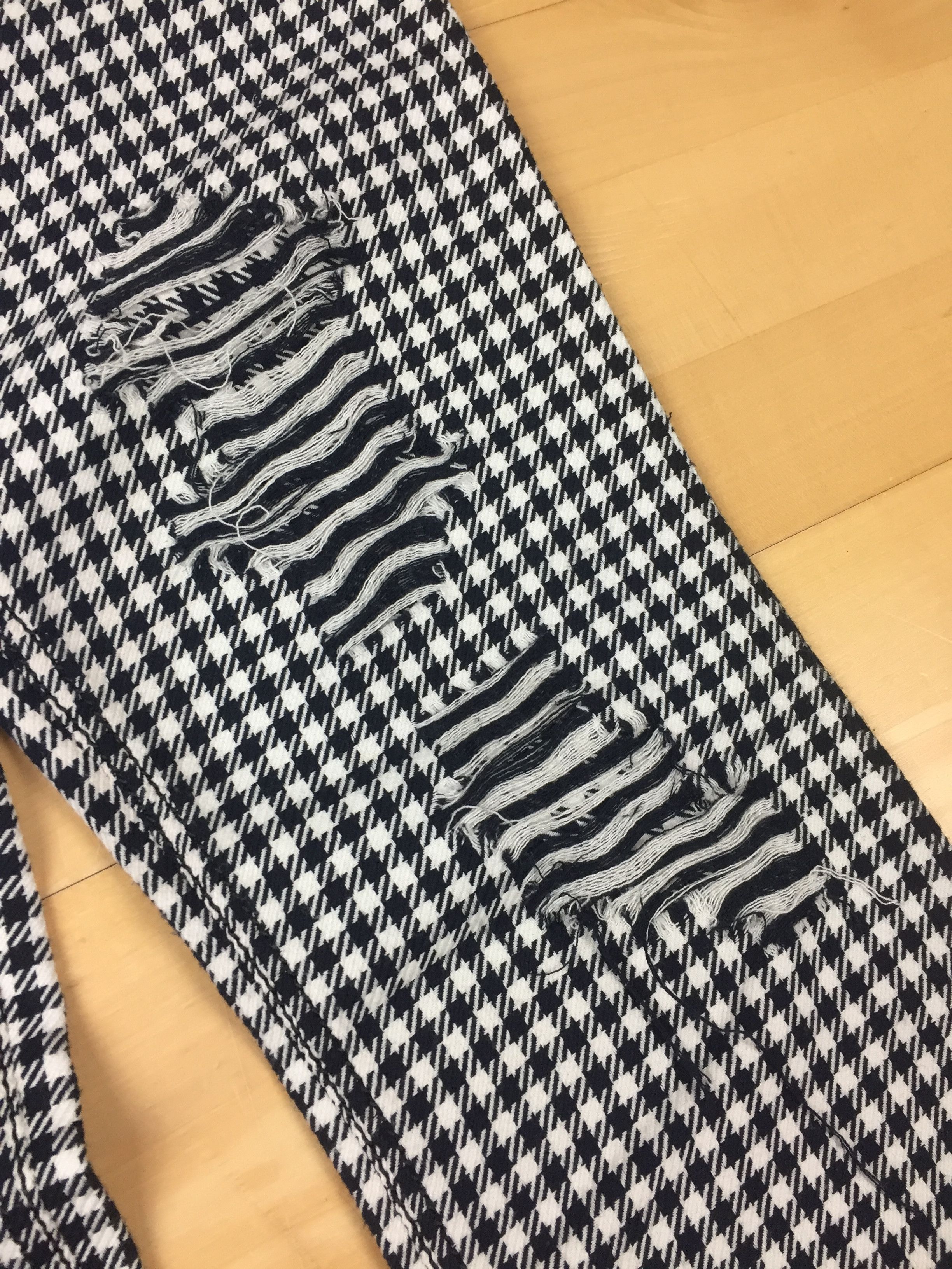 Comme des Garcons Comme des Garcons Damage Repair Pants Size US 30 / EU 46 - 3 Thumbnail