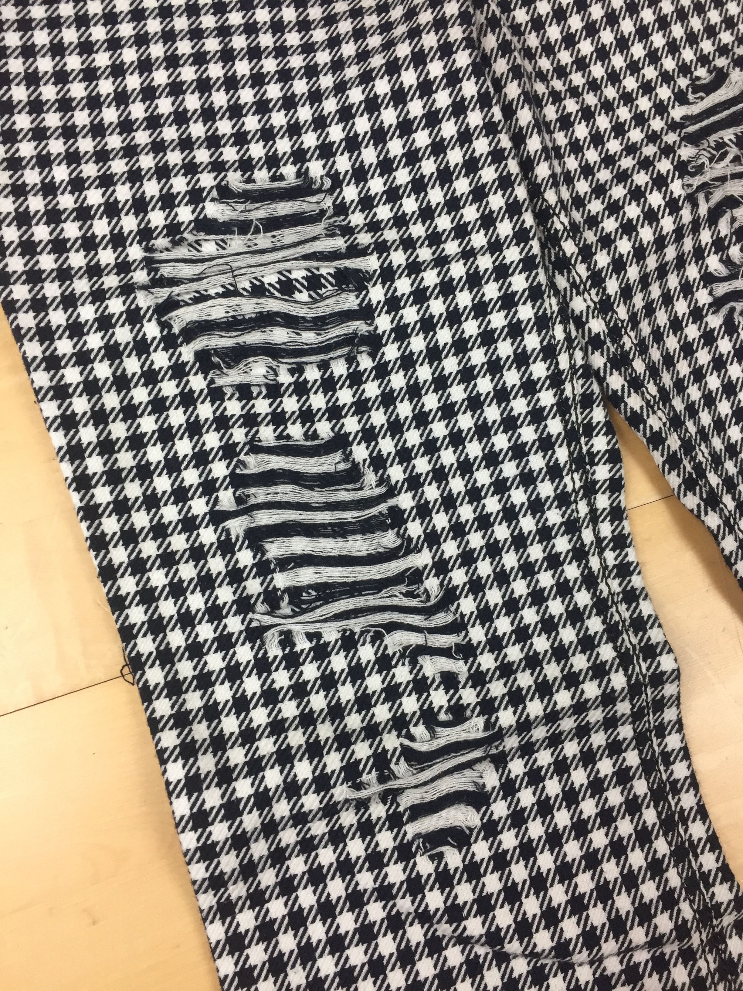 Comme des Garcons Comme des Garcons Damage Repair Pants Size US 30 / EU 46 - 2 Thumbnail
