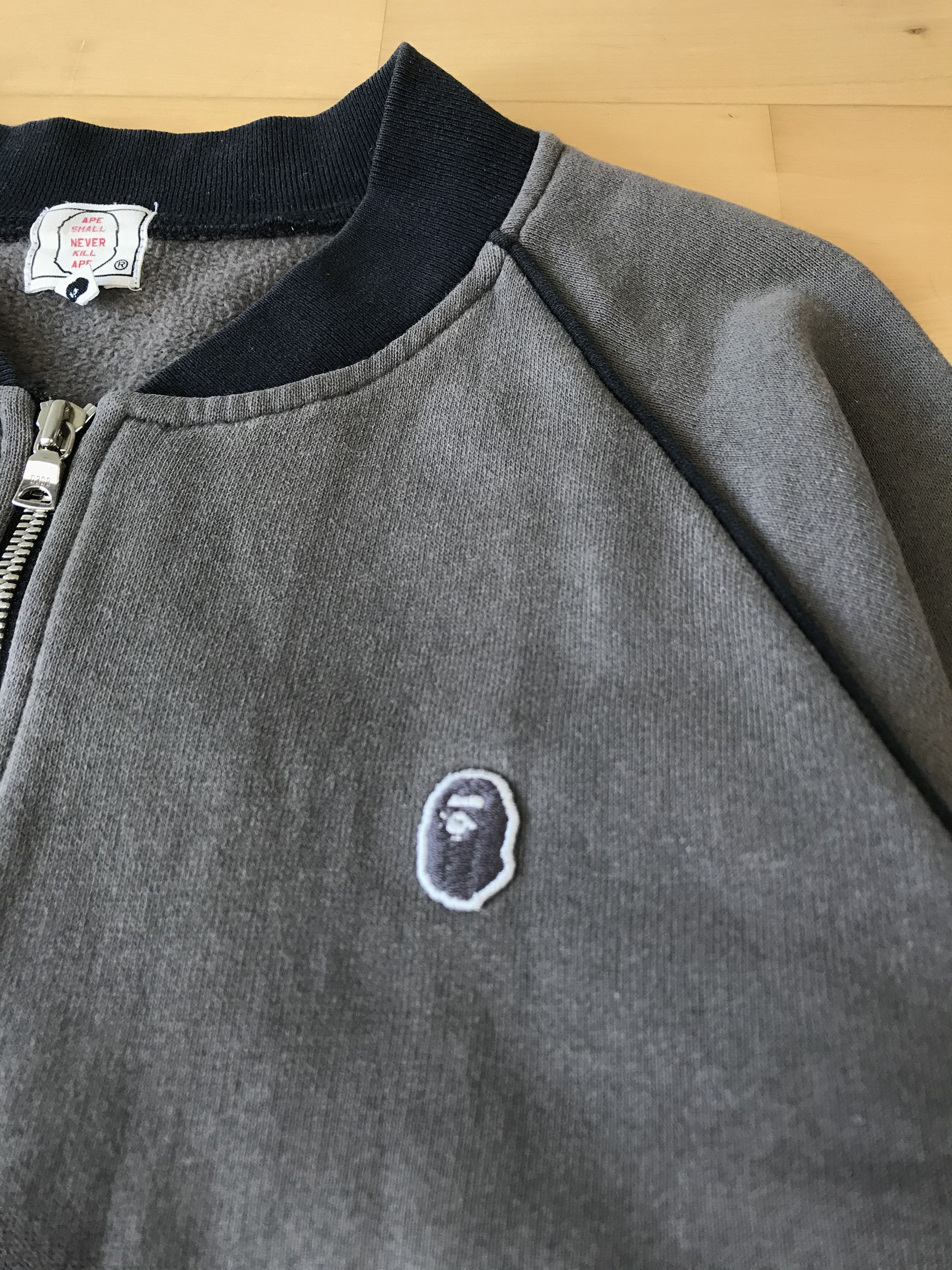 Bape Bape Ape Logo Cotton Vartsity Jacket Size US S / EU 44-46 / 1 - 2 Thumbnail
