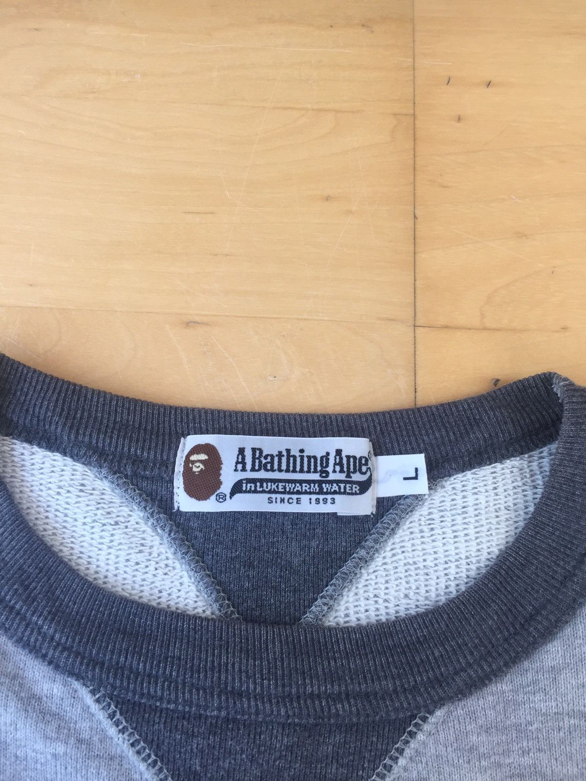 Bape Bape Logo ASNKA Print Sweater Size US L / EU 52-54 / 3 - 3 Thumbnail