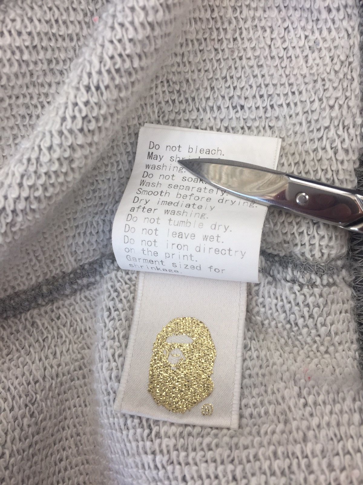 Bape Bape Logo ASNKA Print Sweater Size US L / EU 52-54 / 3 - 6 Thumbnail