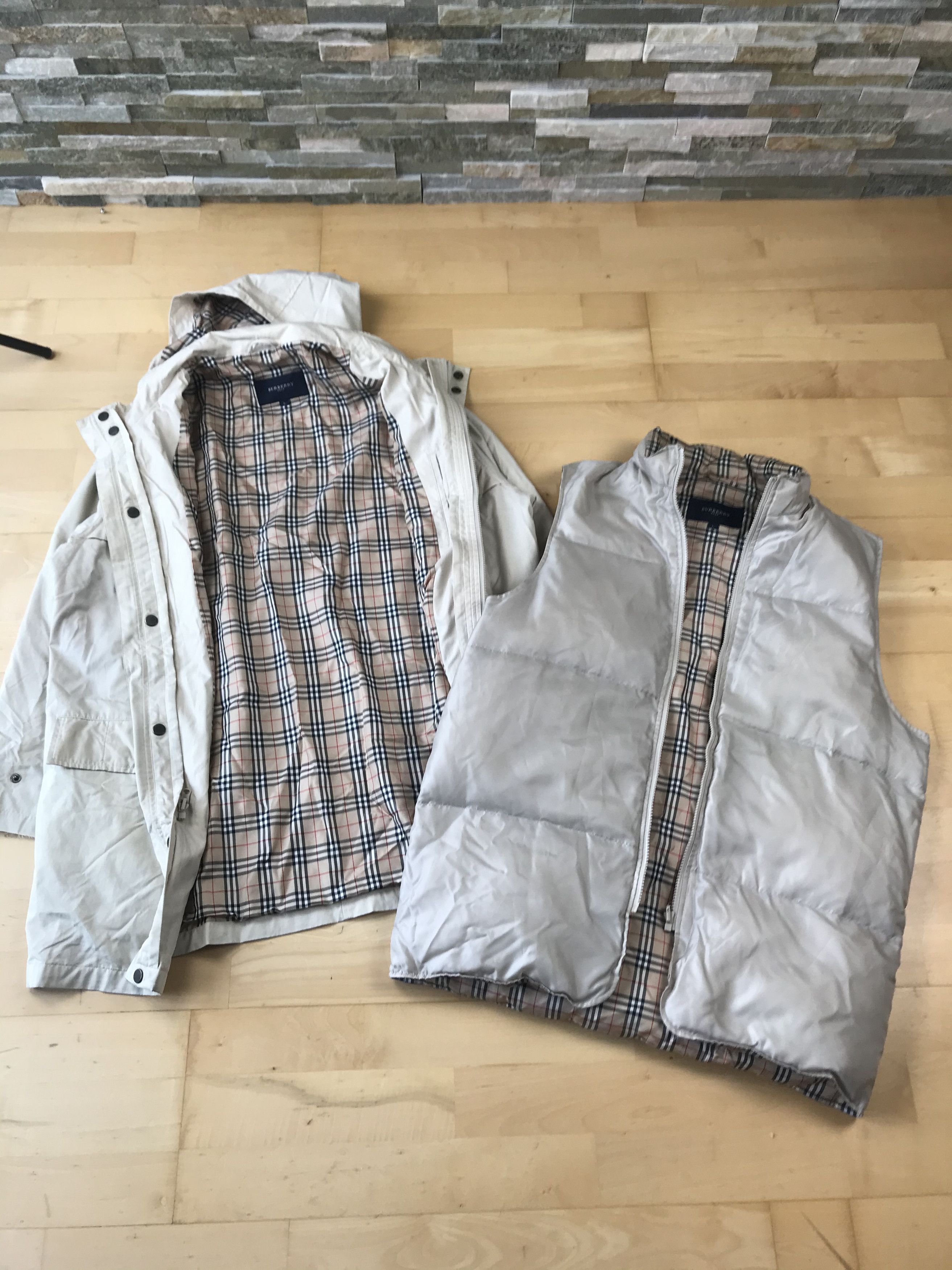 Burberry Burberry Check Coat and Gilet Size US M / EU 48-50 / 2 - 4 Thumbnail
