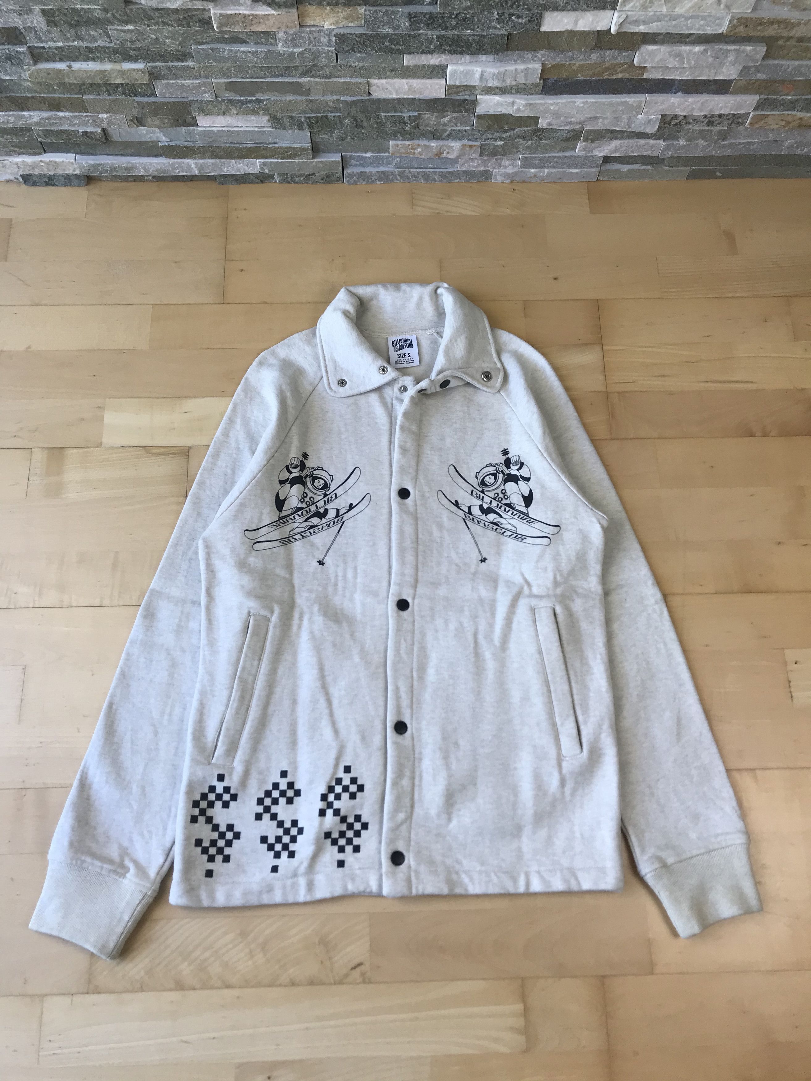 image of Billionaire Boys Club Skiing Cotton Jacket in White, Men's (Size Small)