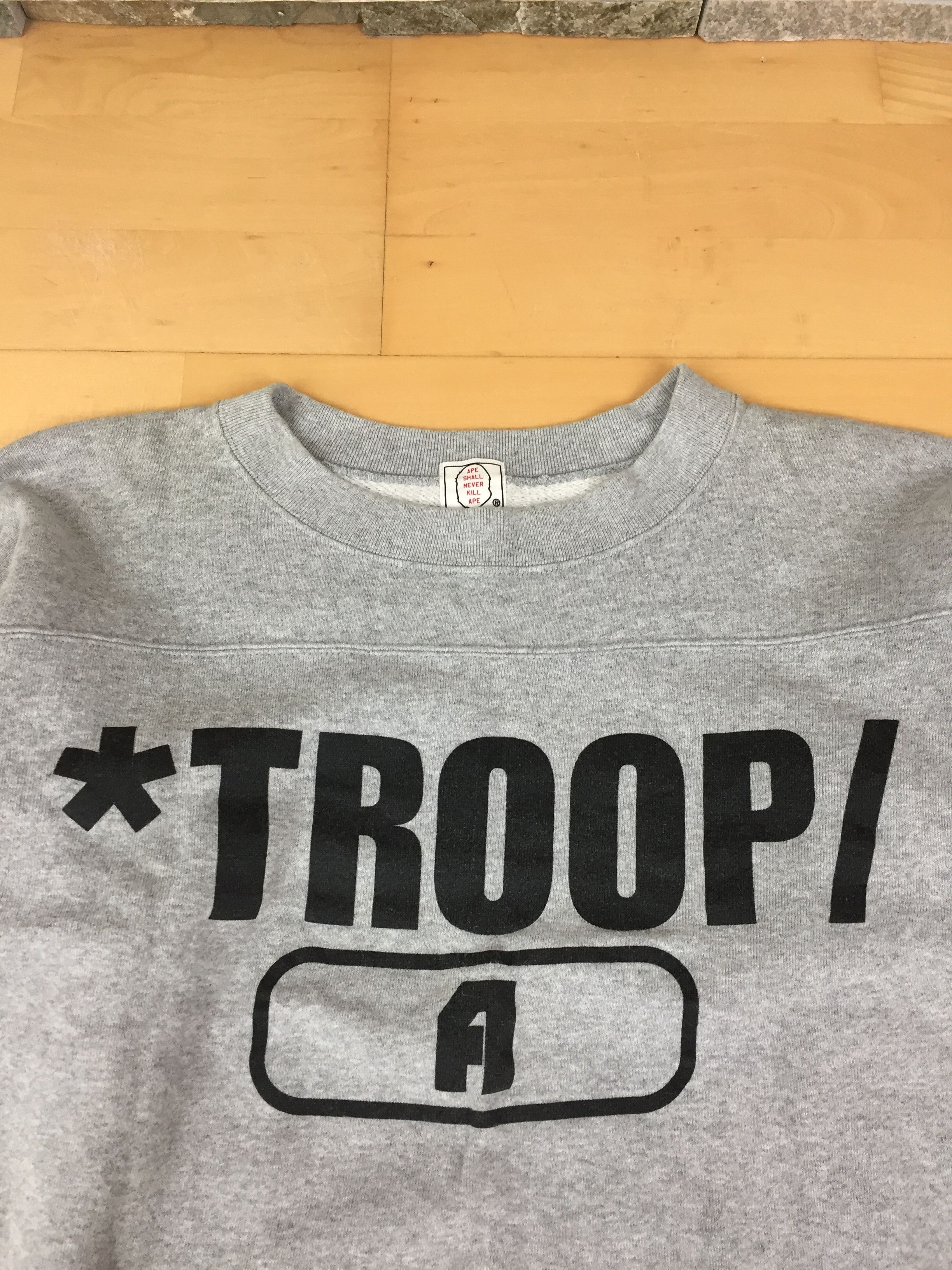 Bape Bape Troop/A Print Sweater Size US S / EU 44-46 / 1 - 2 Thumbnail