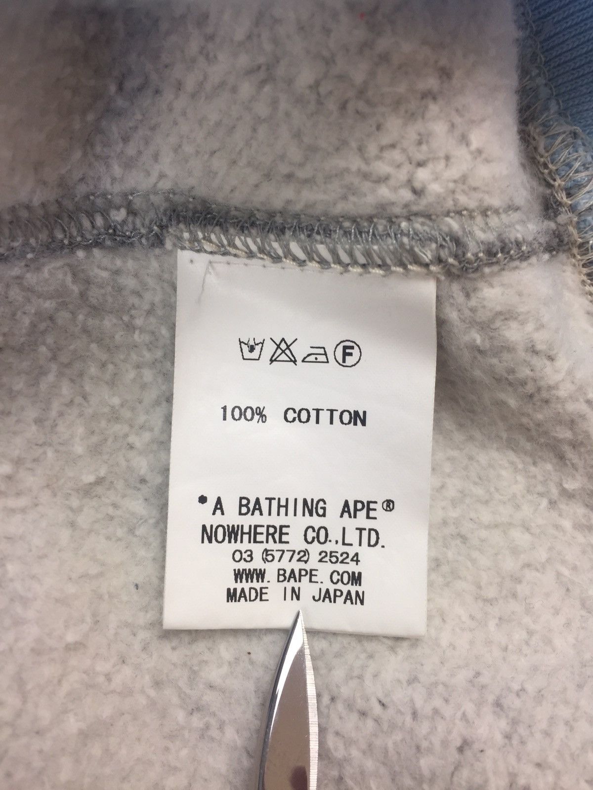 Bape Bape Back Embroidery Baby Blue Size US L / EU 52-54 / 3 - 7 Thumbnail