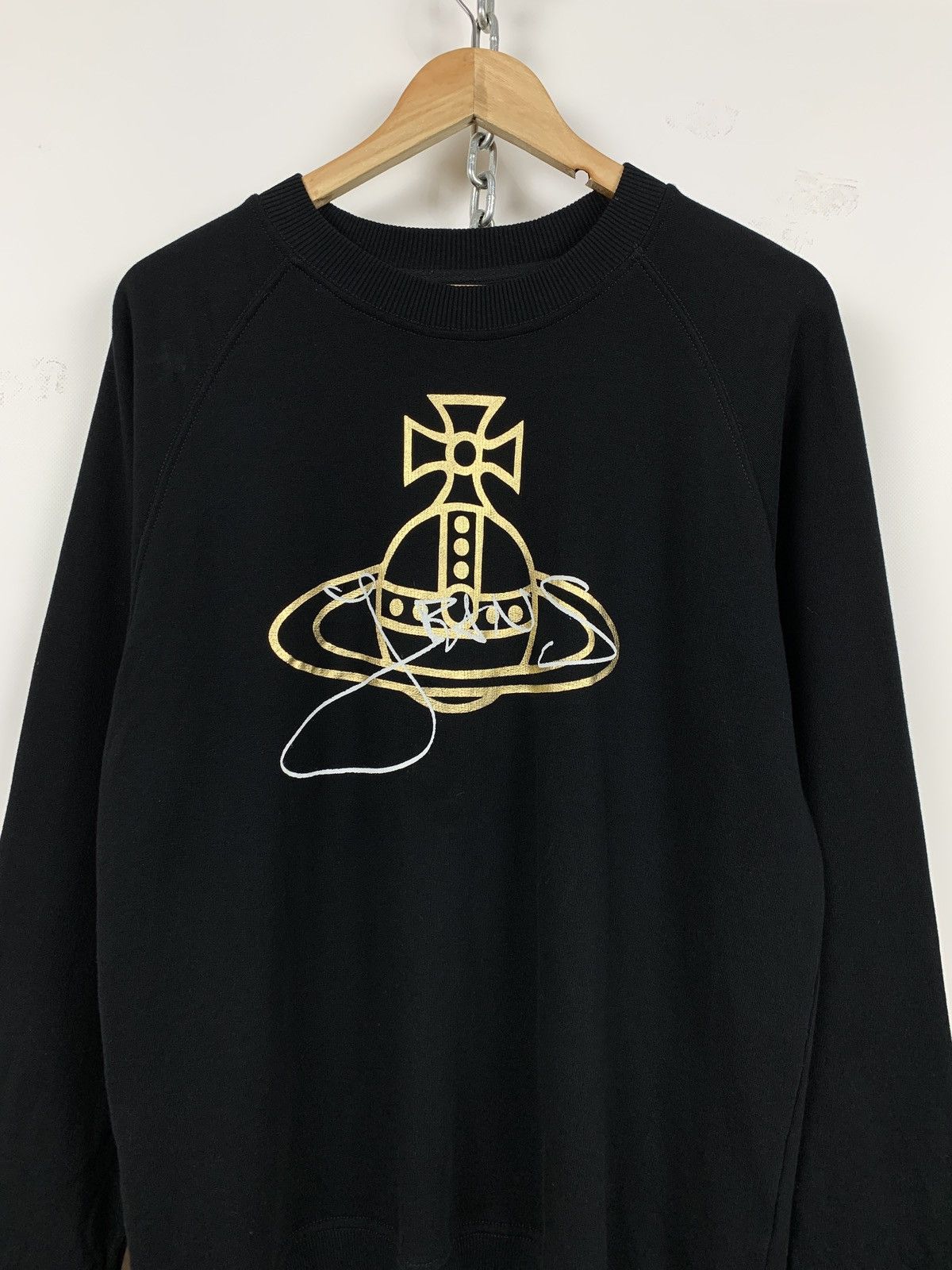 Vivienne Westwood Orb Print Black Sweatshirt
