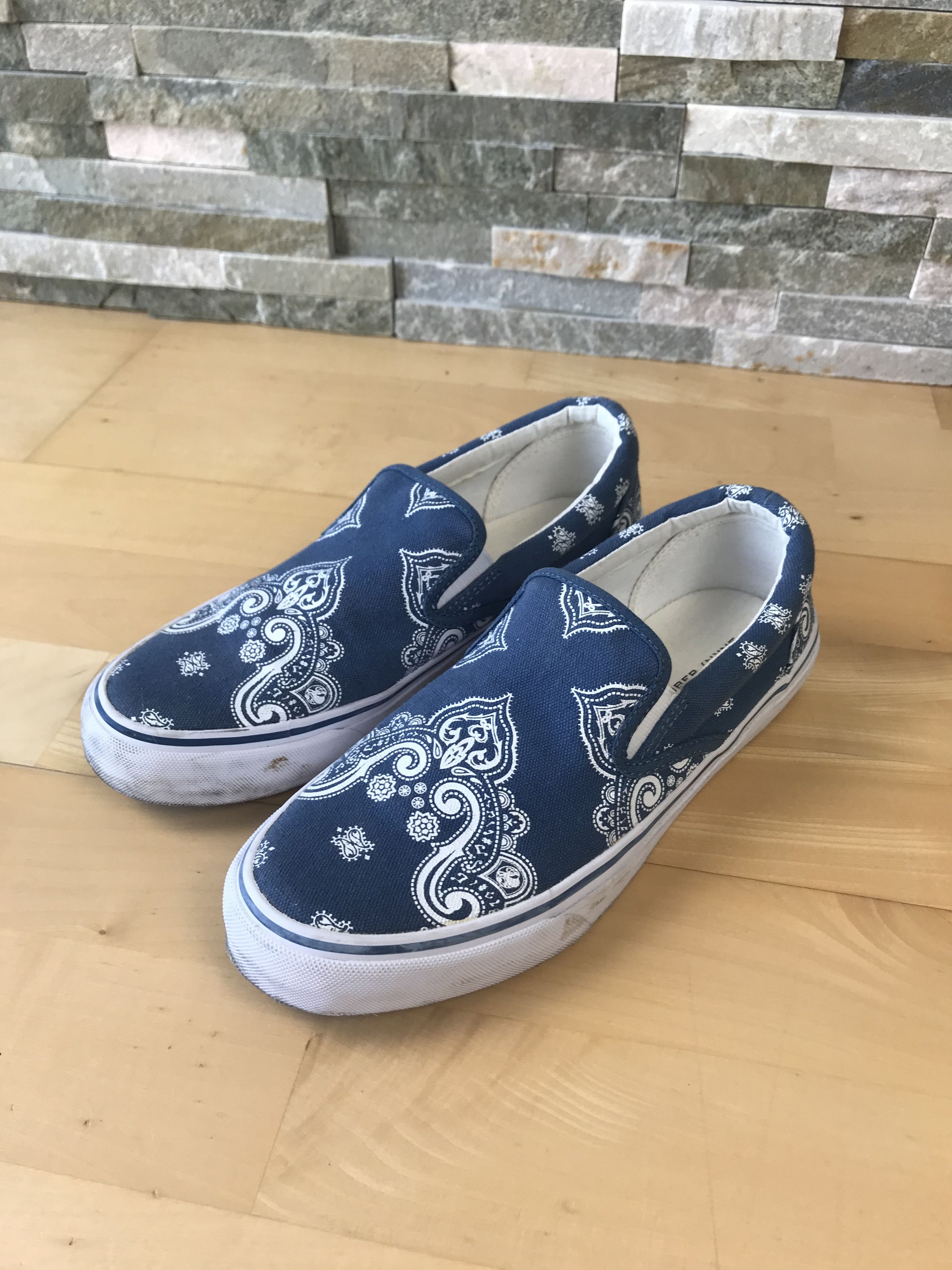 Number (N)ine Number Nine Paisley Slip Ons: Size US 8 / EU 41 - 1 Thumbnail