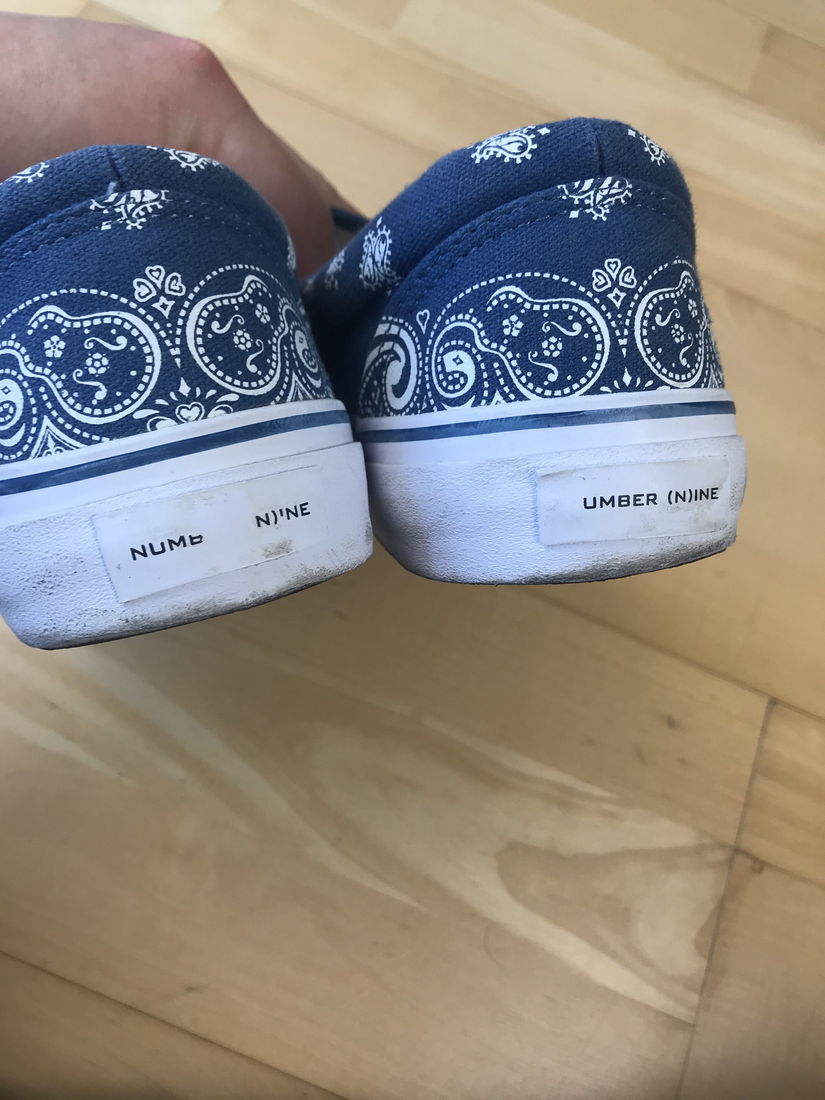 Number (N)ine Number Nine Paisley Slip Ons: Size US 8 / EU 41 - 3 Thumbnail